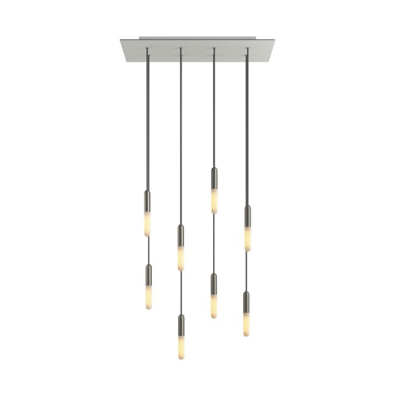 Creative Cables - lampe suspendue 8L - 67,5 x - blanc