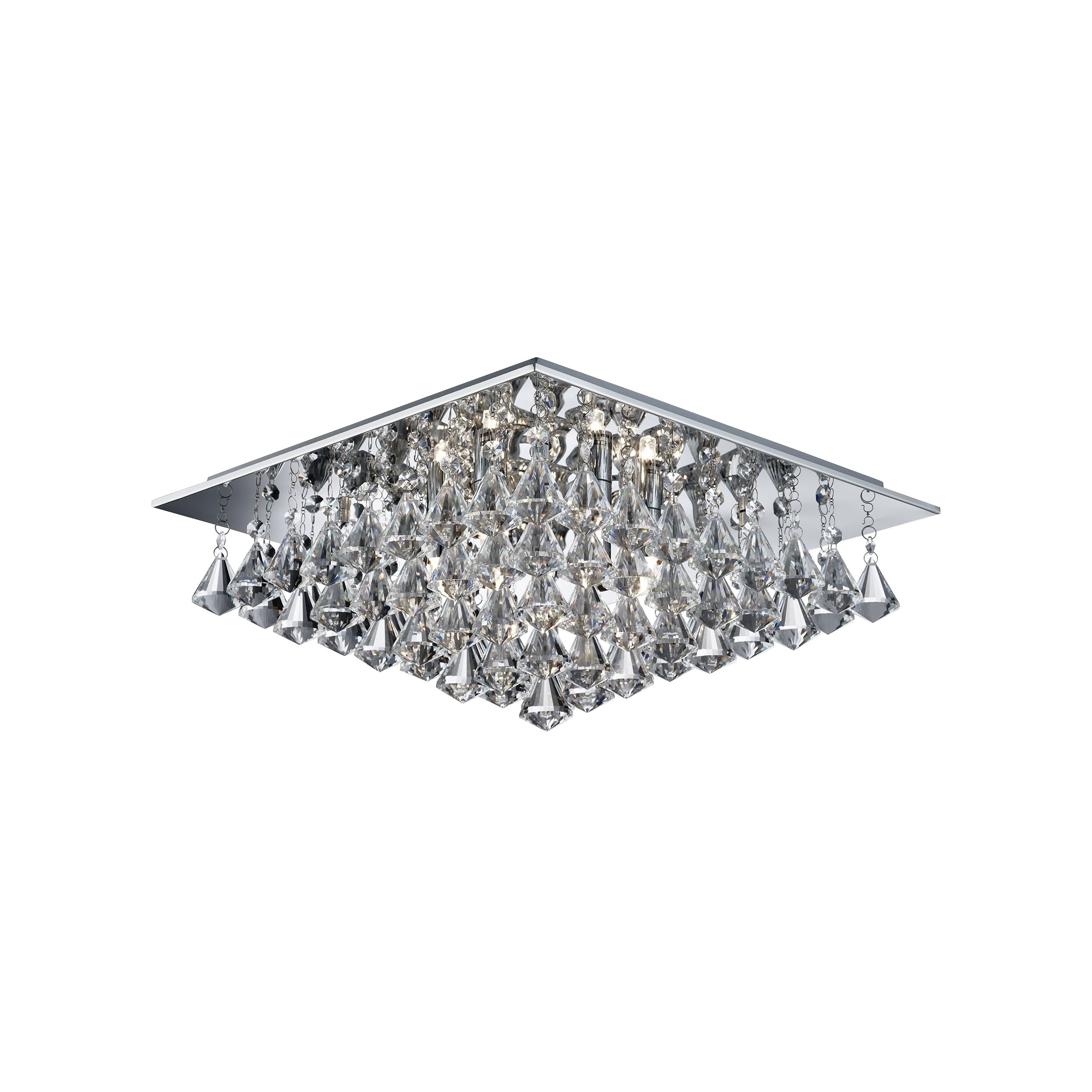 Searchlight Hanna - plafonnier - x - chrome