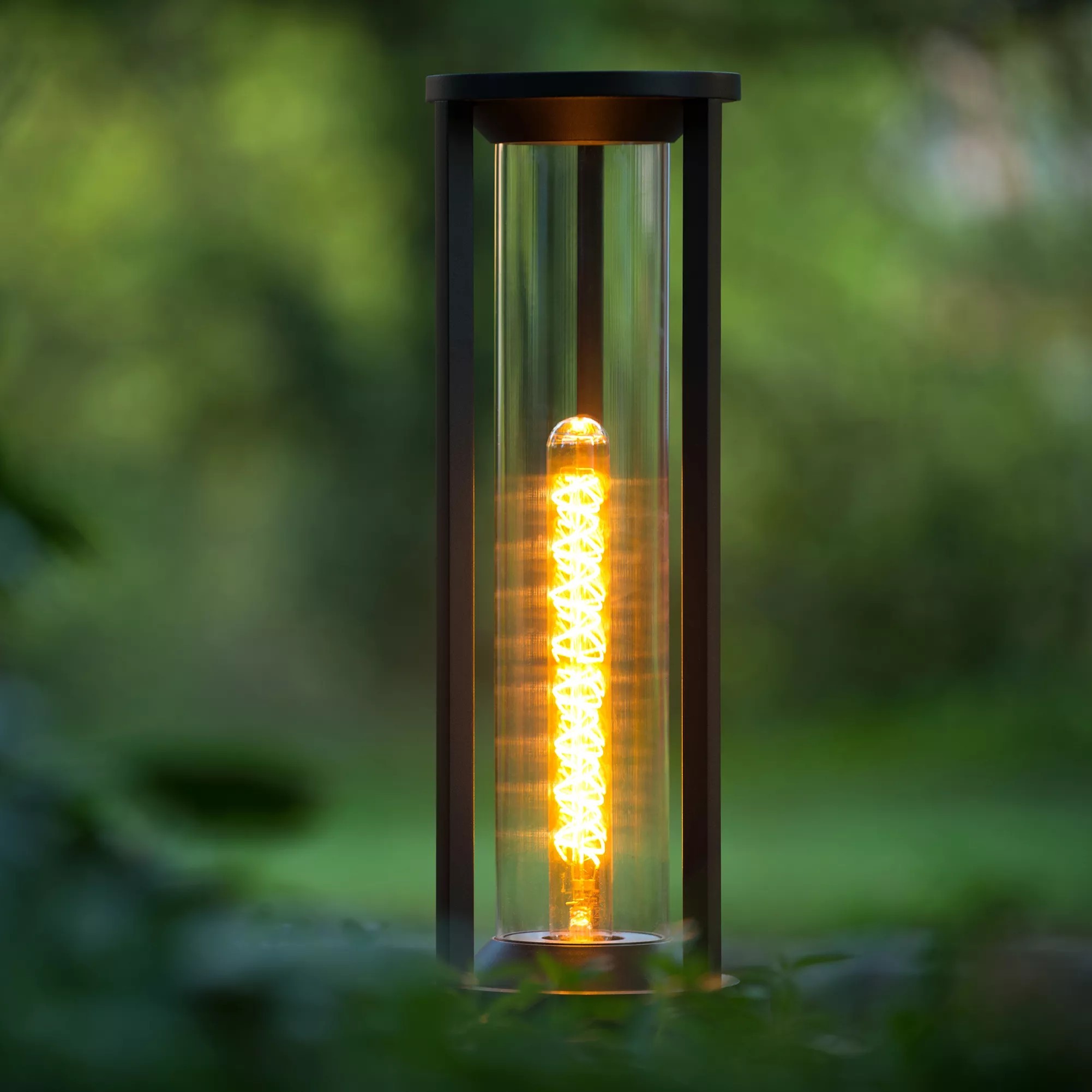 Lucide Cadix - lampe sur pied - Ø cm - IP65 - noir