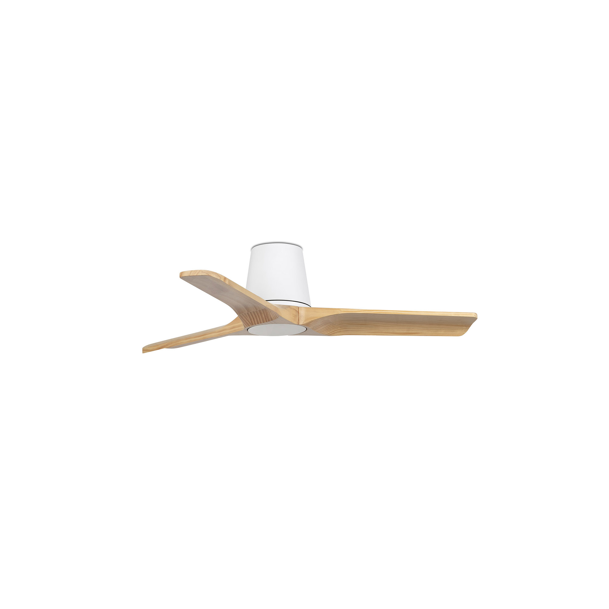 Faro Heywood Tub S - ventilateur de plafond - Ø - blanc mat et pino