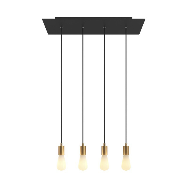 Creative Cables - lampe suspendue 4L - 67,5 x - noir