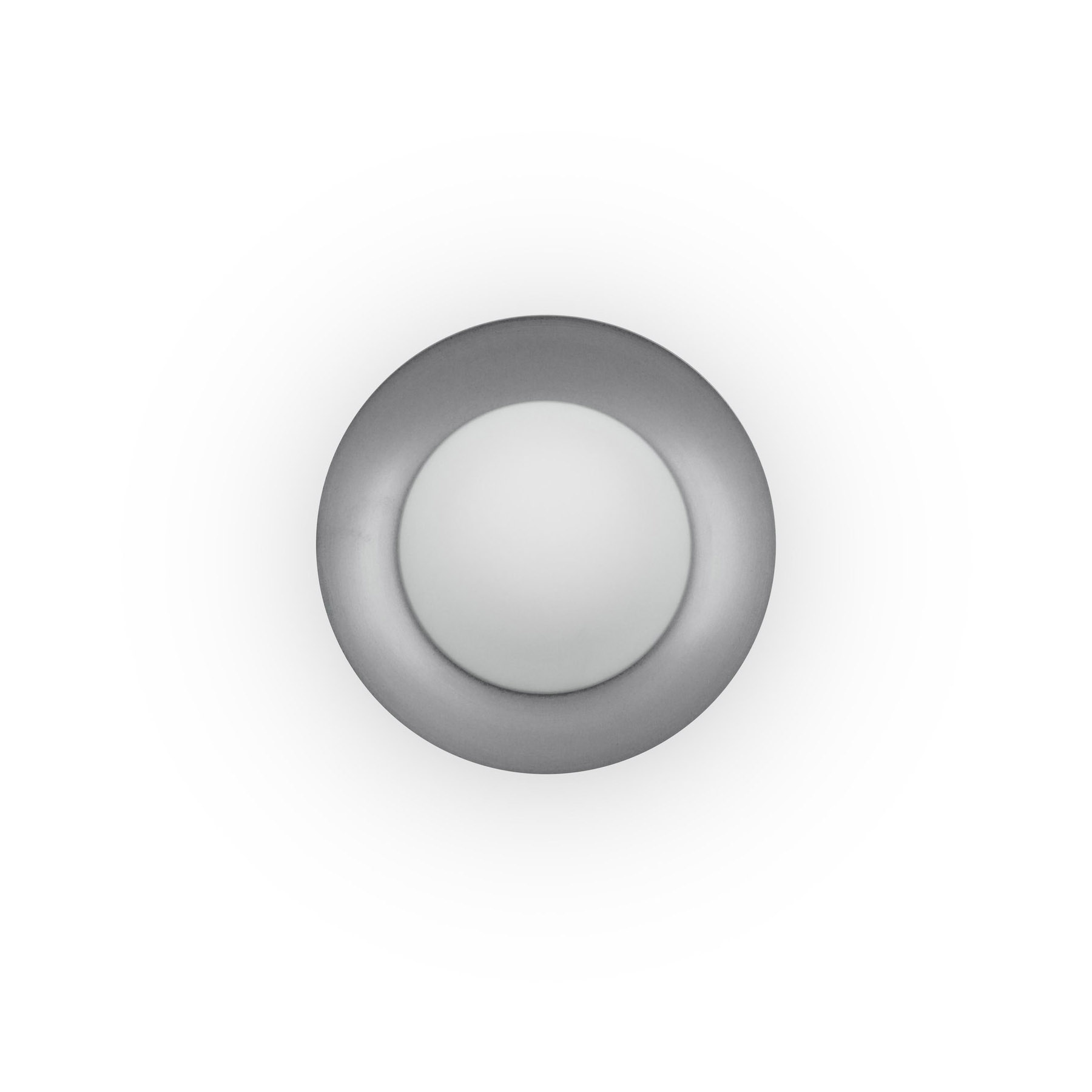 Faro Side - plafonnier - Ø cm - blanc et nickel