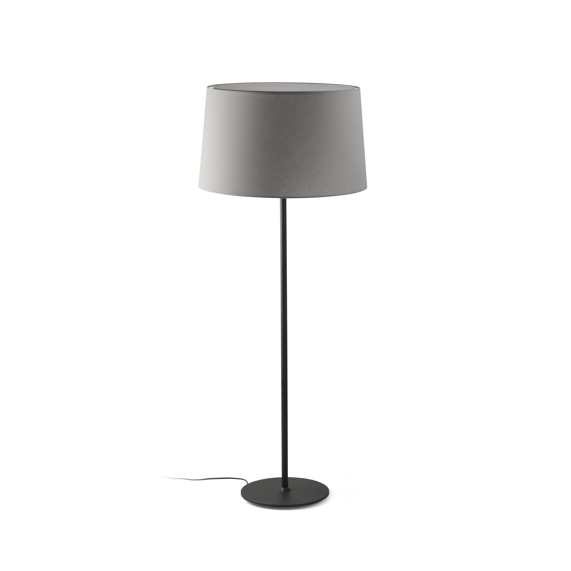 Faro Windsor - lampadaire - Ø x 37,5 cm - noir mat et gris