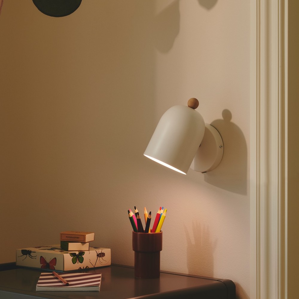 MODÈLE D’EXPOSITION - Nordlux Gaston - applique - Ø 19,5 x 19,5 cm - blanc