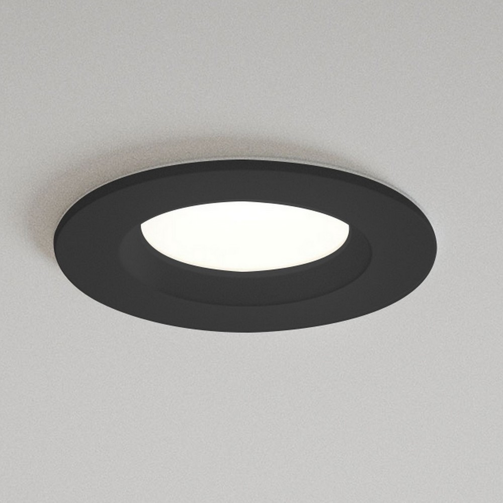 Nordlux Tiaki - spot encastré - Ø 85 mm, Ø 72 mm taille d"encastrement - 5,7W dimmable LED inclus - IP65 - noir