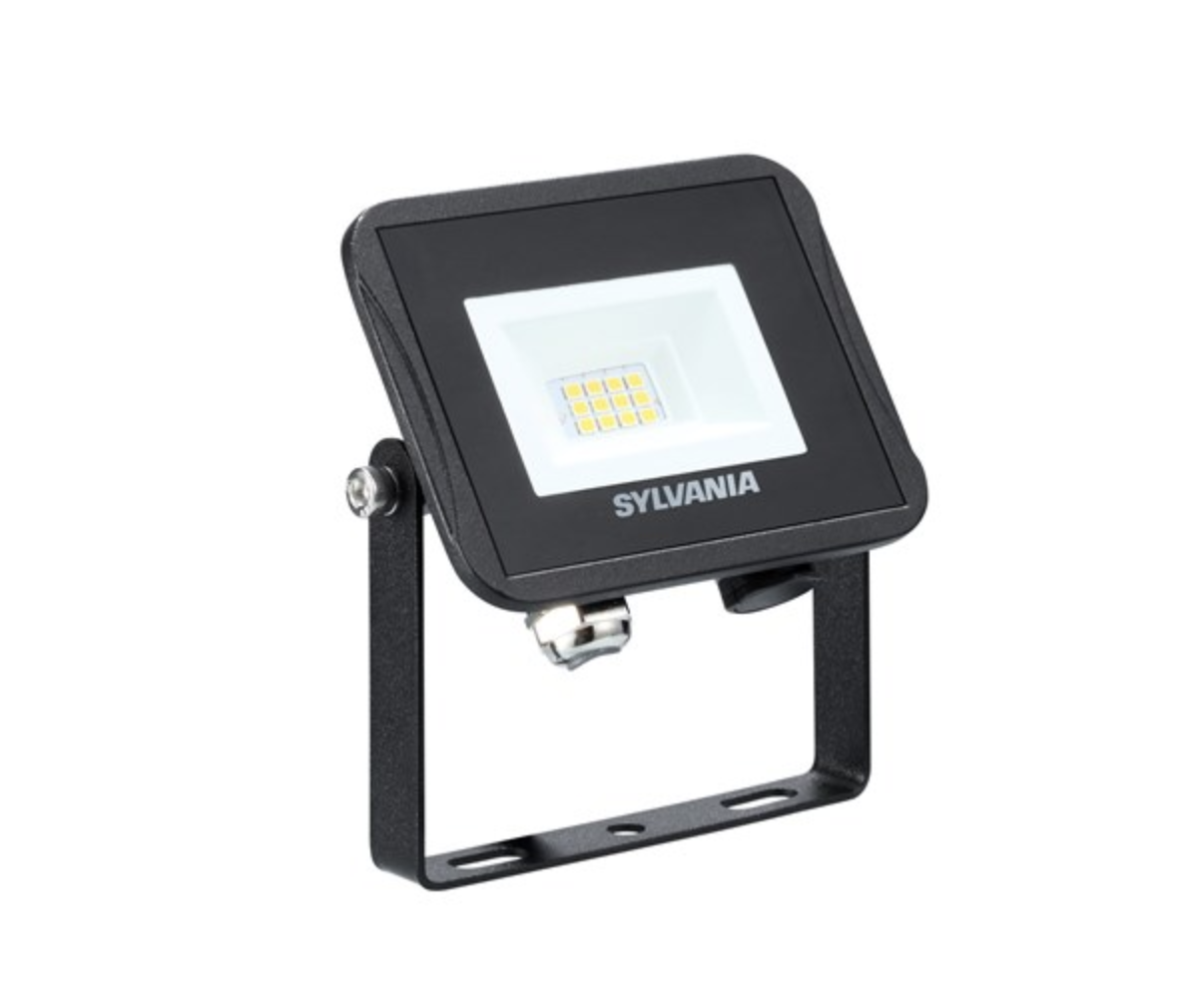 Sylvania Start Flood Flat - spot - 10,5 x ,3 cm - 9W - IP65 - 4000K - noir