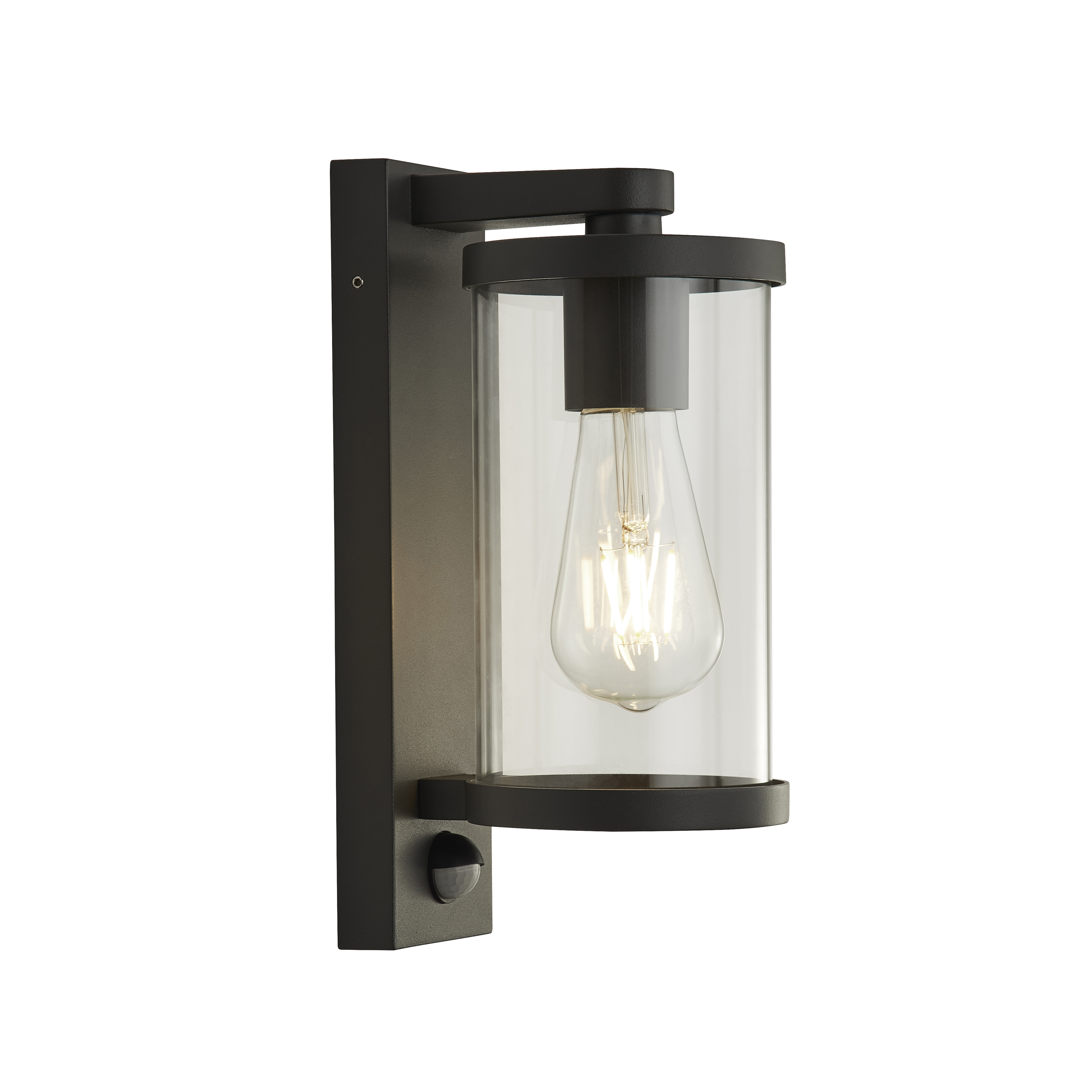 Searchlight Bakerloo - Applique d"extérieur avec détecteur de mouvement - cm - IP44 - noir