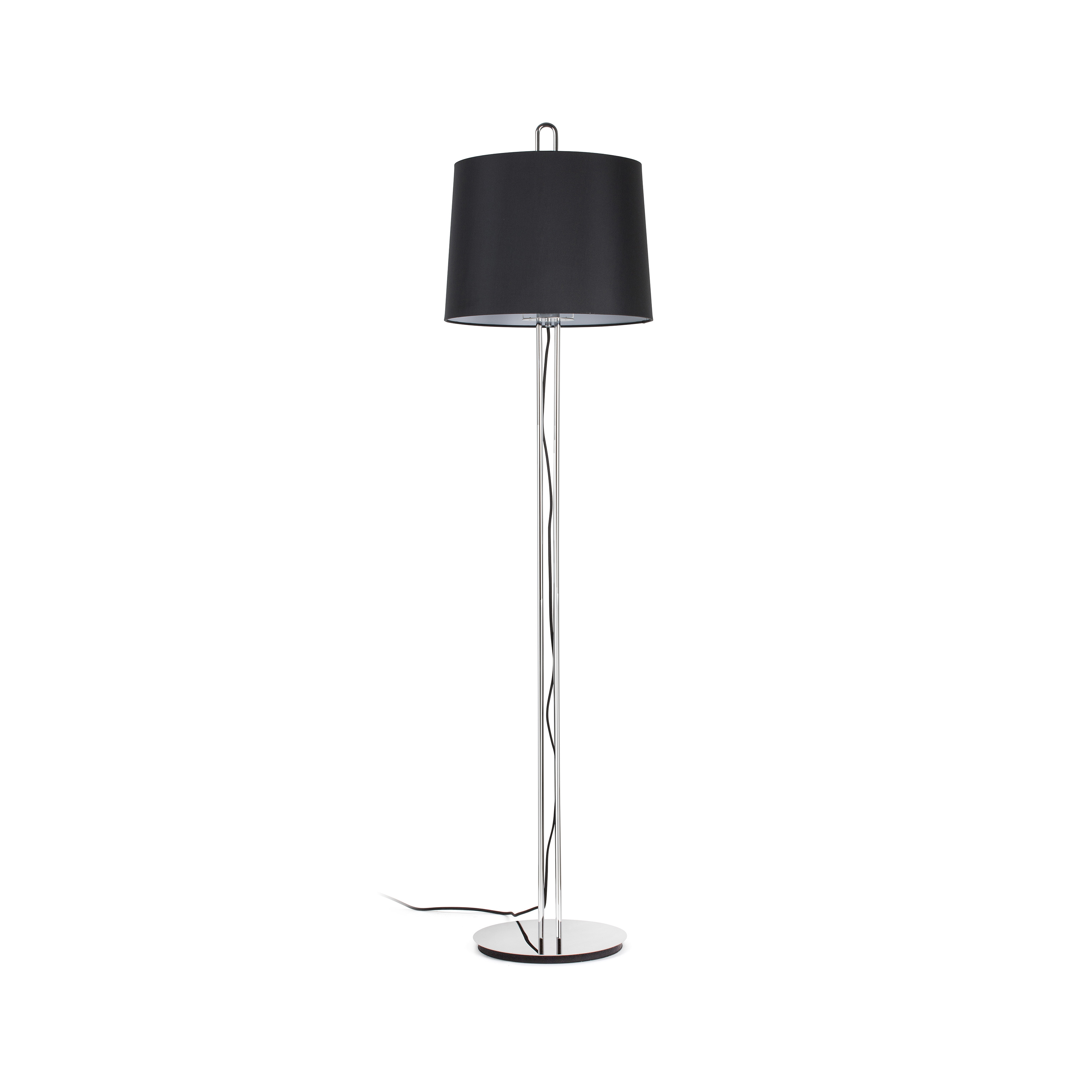 Faro Montreal - lampadaire - - chrome et noir