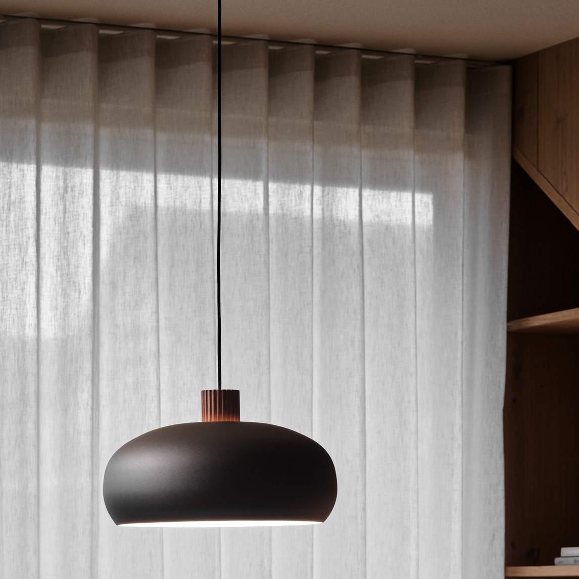 Design For The People Aurelio - lampe suspendue - Ø ,5 cm - noir