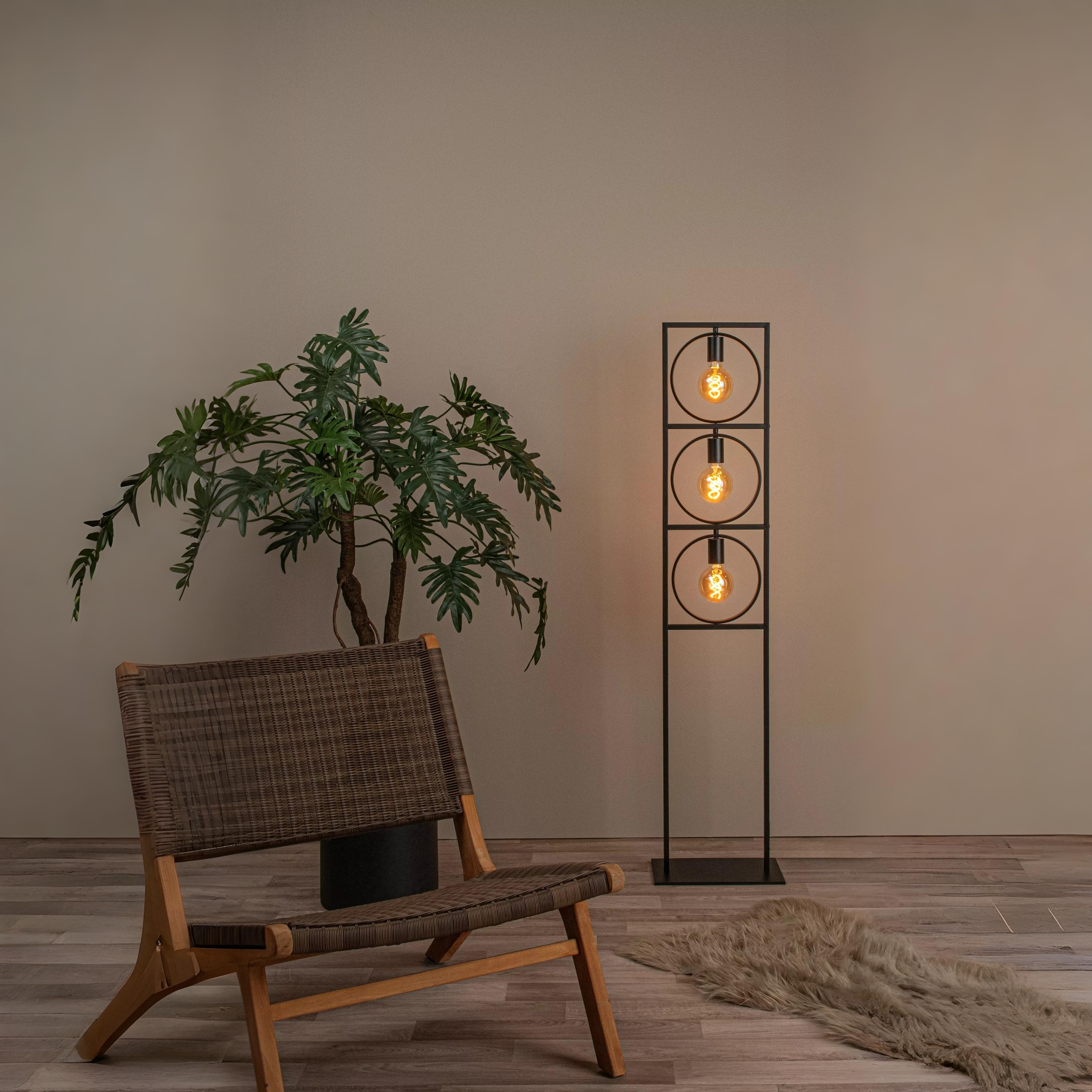 Lucide Suus - lampadaire - x - noir