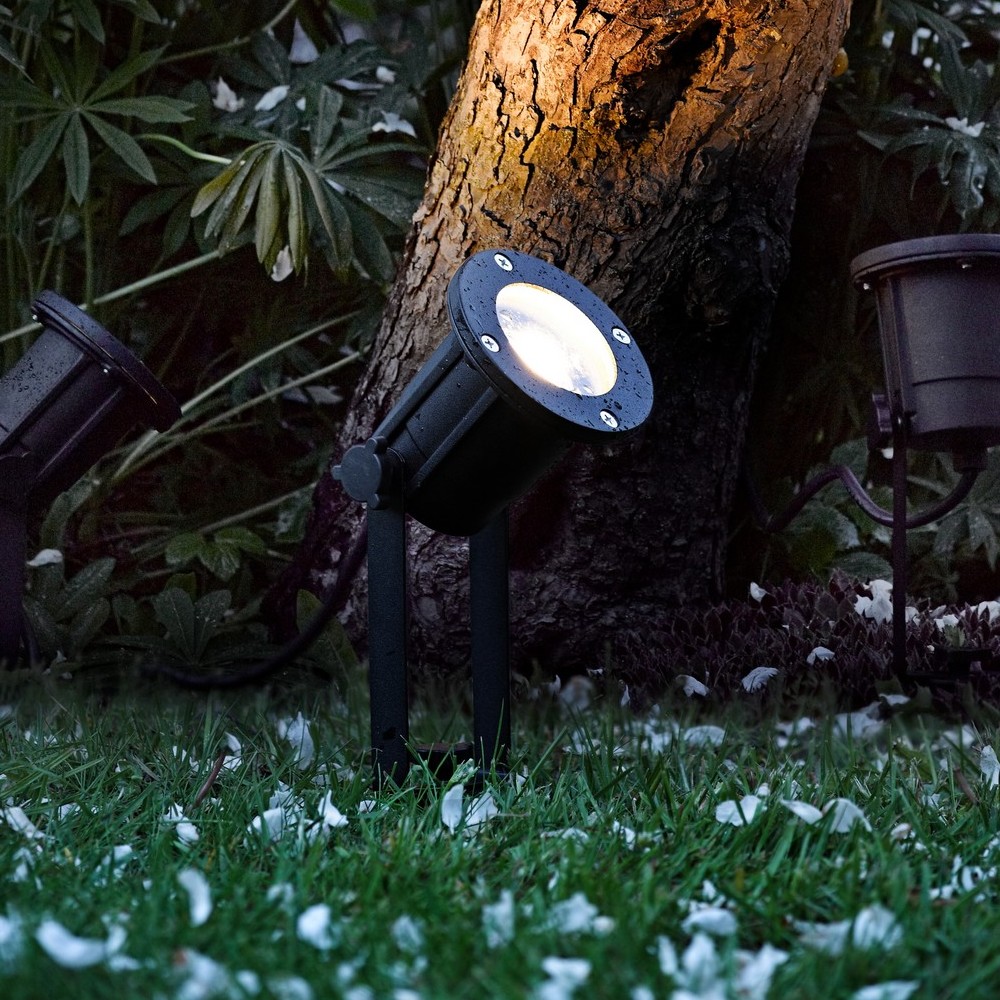 Nordlux Spotlight - spot de jardin sur pique - Ø cm - IP54 - noir