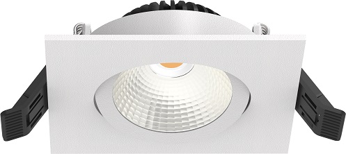 Artdelight Dublin - spot encastré - mm, Ø 68 mm encastré - 6W LED dimmable inclus - blanc