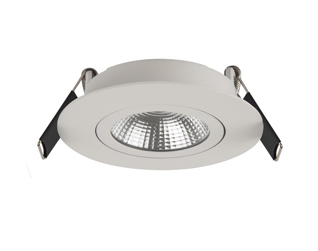 Artdelight Dublin - spot encastré - Ø 83 mm, Ø 68 mm encastré - 6W LED dimmable inclus - blanc