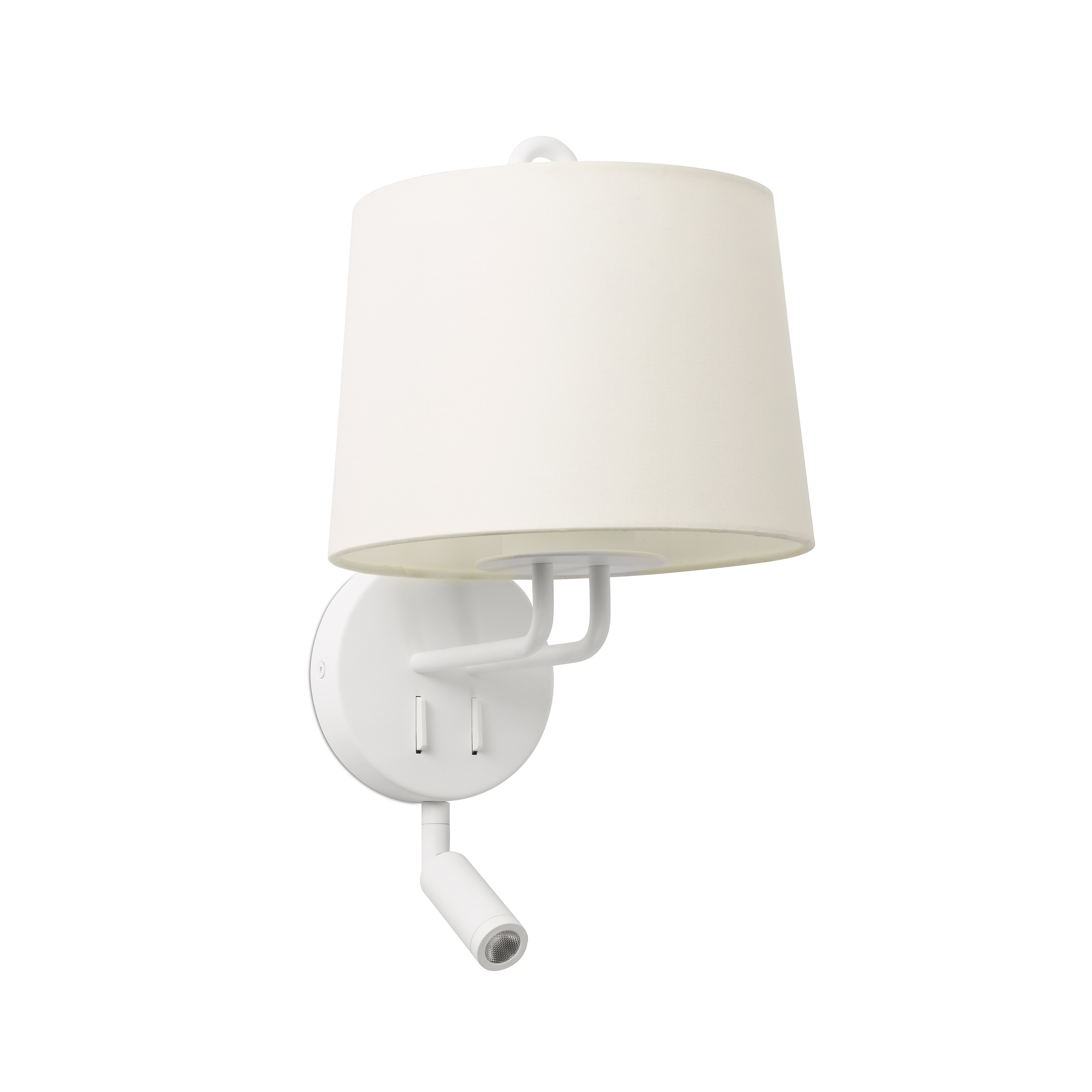 Faro Montreal - applique murale avec interrupteur - 21,5 x cm - 3W LED inclus - blanc mat