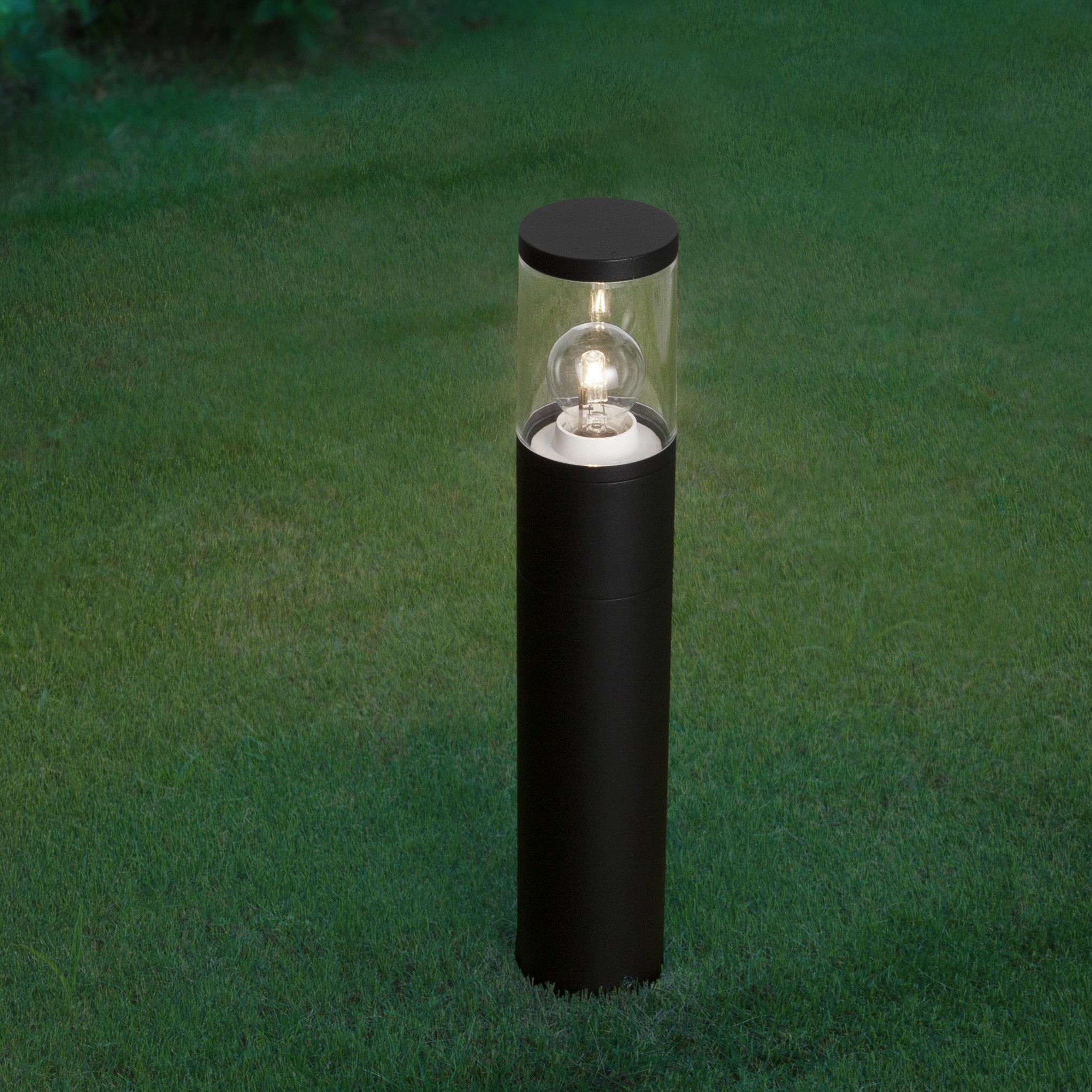 Nova Luce Cetera - lampe de jardin - Ø cm - IP54 - anthracite foncé