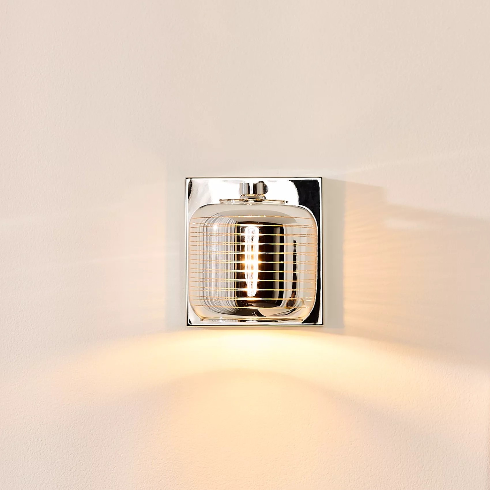 Lucide Eryn - applique murale - x - chrome