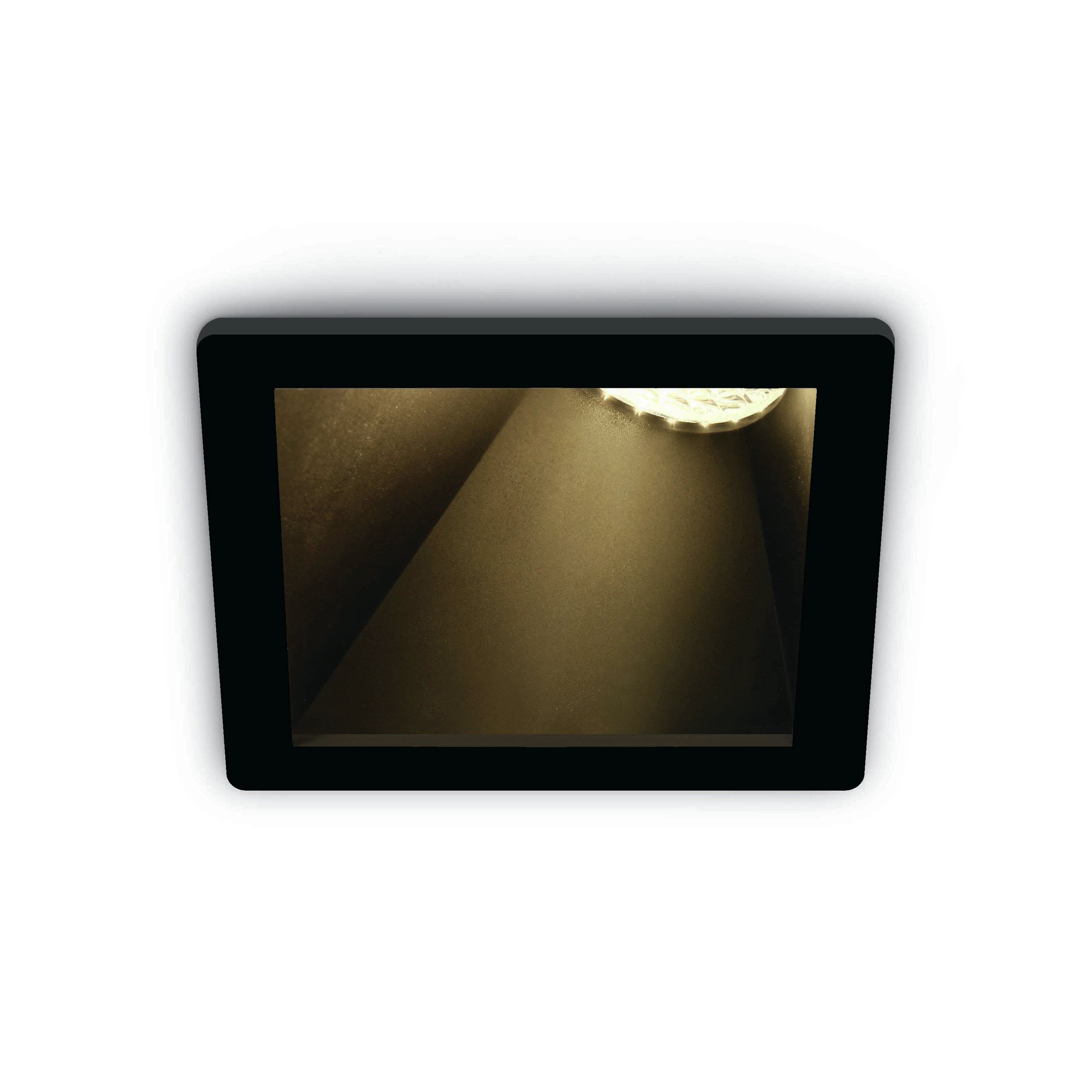 ONE Light Asymmetric Chill Out - spot encastrable - mm, mm format encastrable - noir