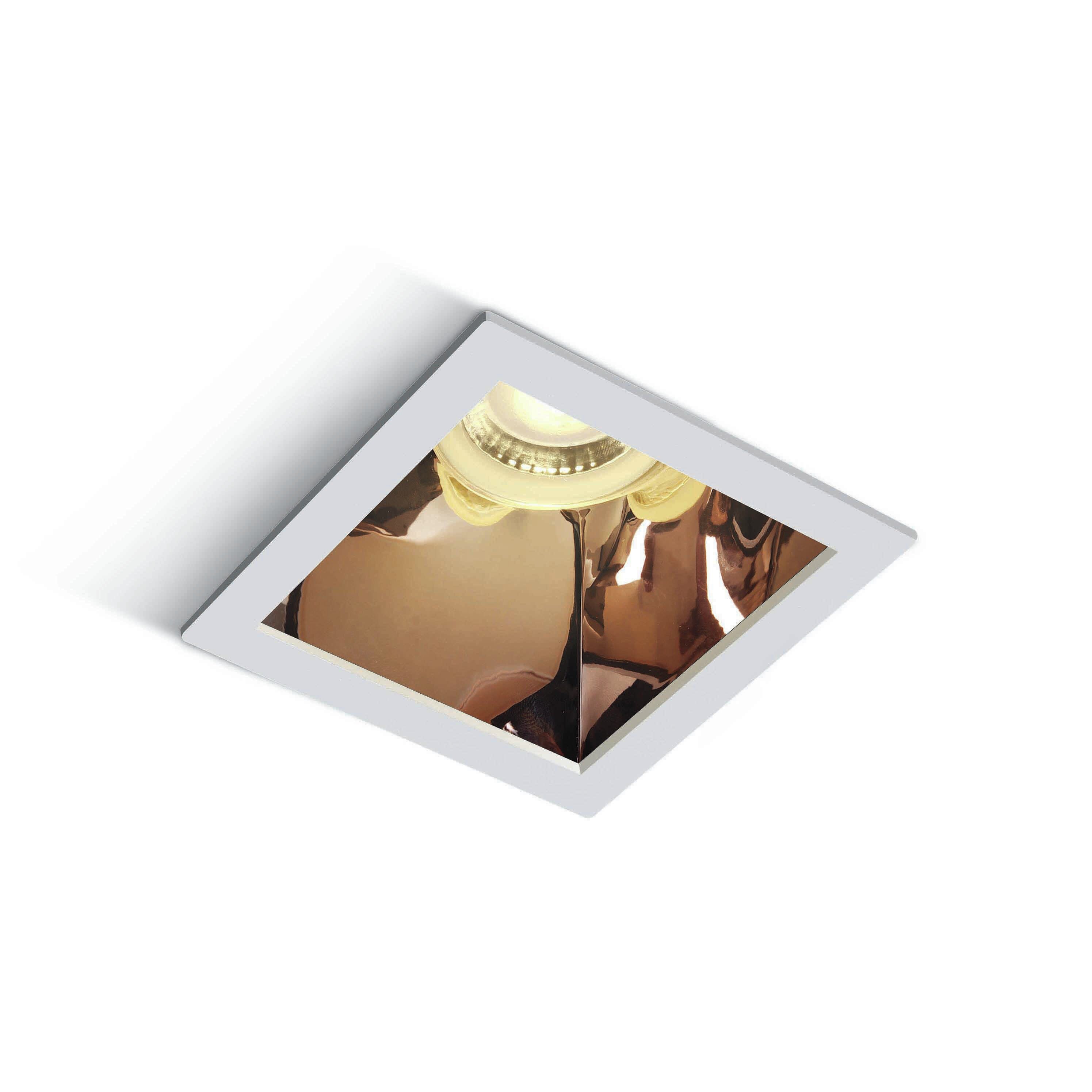 ONE Light Chill Out - spot encastré - mm, mm format encastré - blanc et cuivre