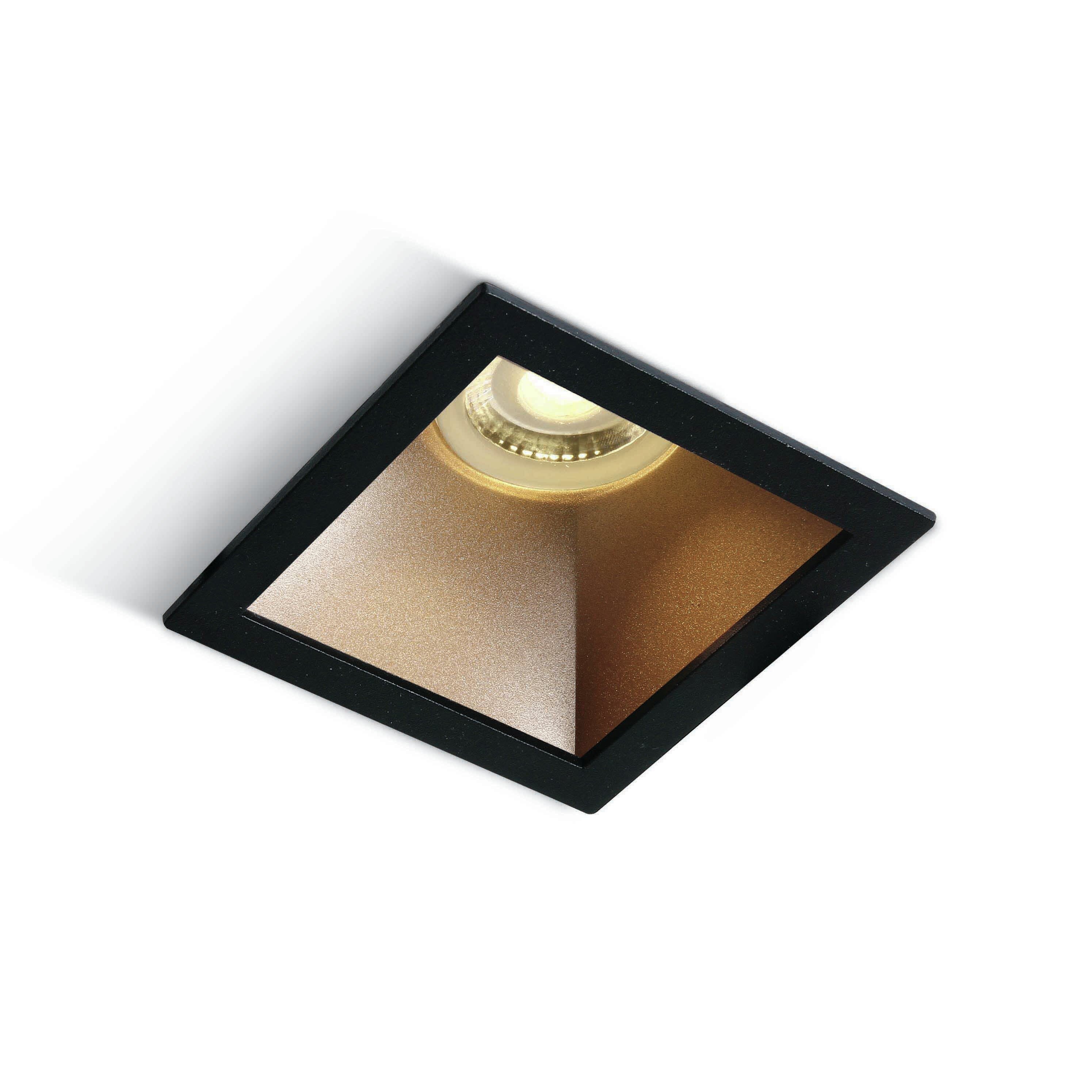 ONE Light Chill Out - spot encastrable - mm, mm format encastrable - noir et laiton