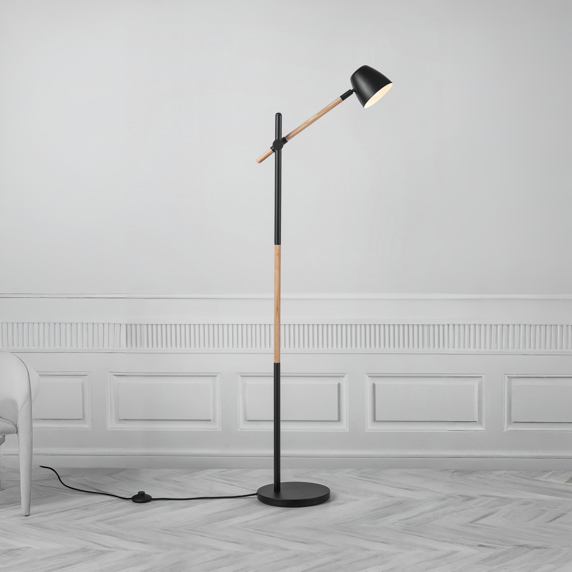 Nordlux Theo - lampadaire - Ø 12,5 x - noir