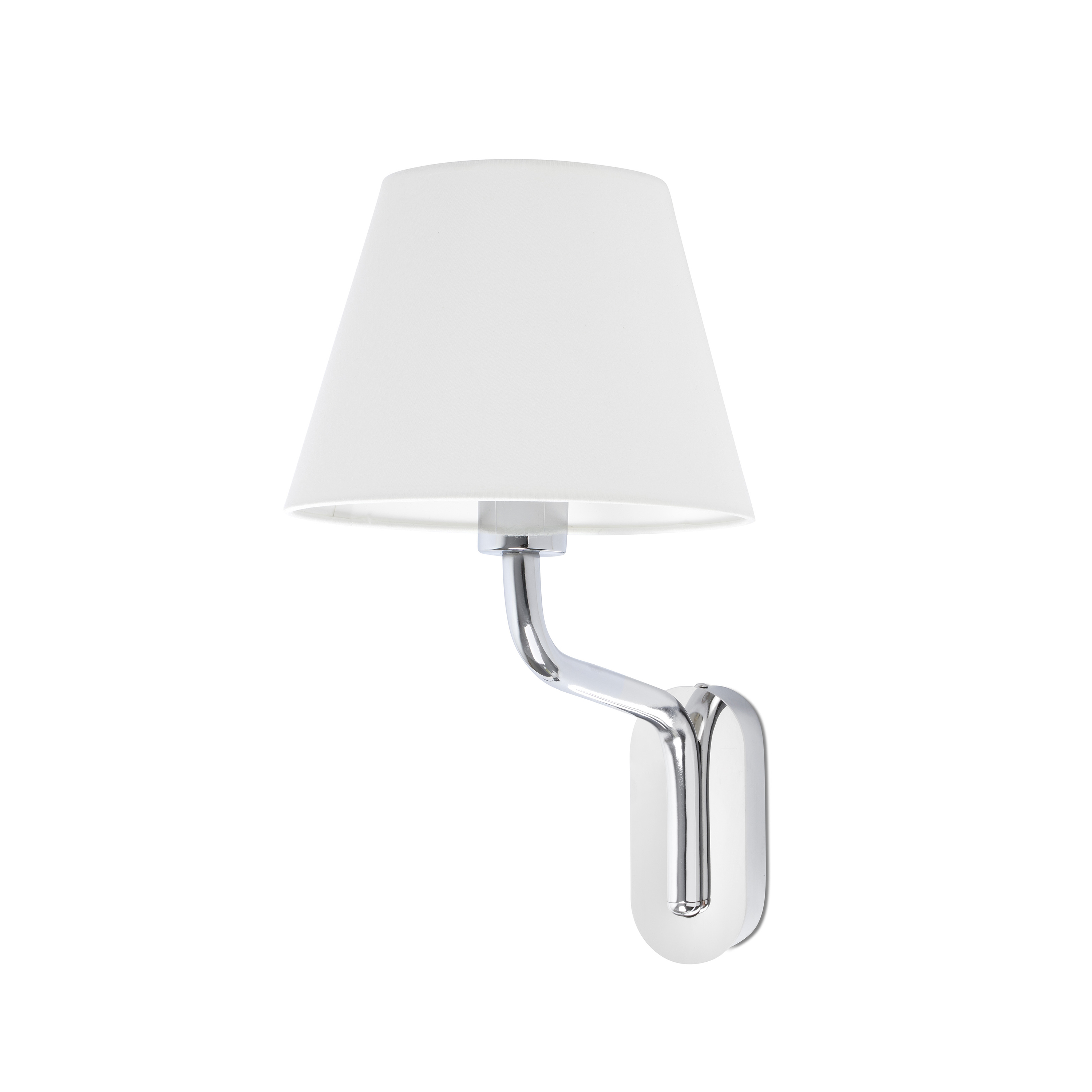 Faro Eterna - applique murale - 21,5 x cm - blanc et chrome