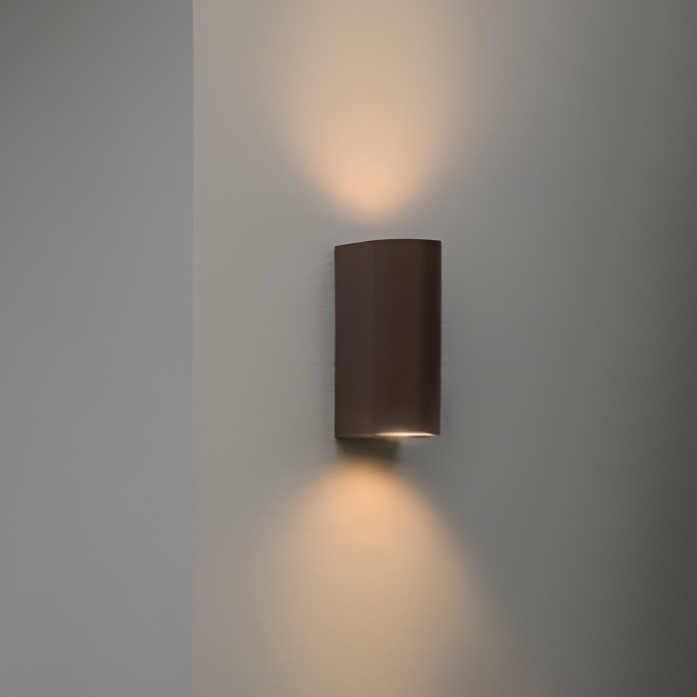 Nordlux Dion Double - applique murale extérieure - 6,6 x 16,2 cm - IP44 - rusty
