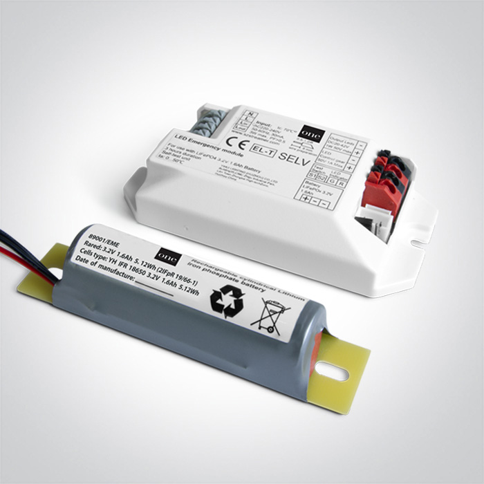 ONE Light Emergency Lights - Kit d"urgence 1W pour luminaires LED 1-30W