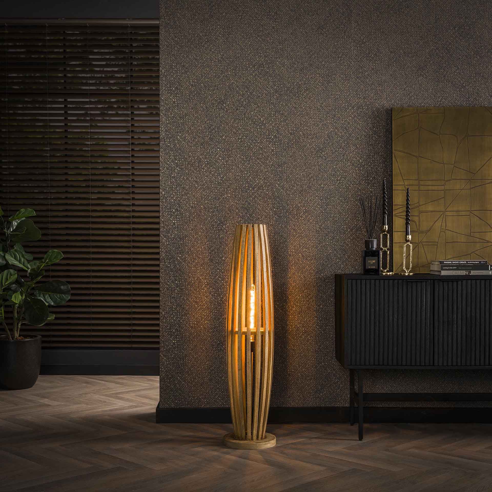 Vico Orbit - lampadaire - Ø cm - brun