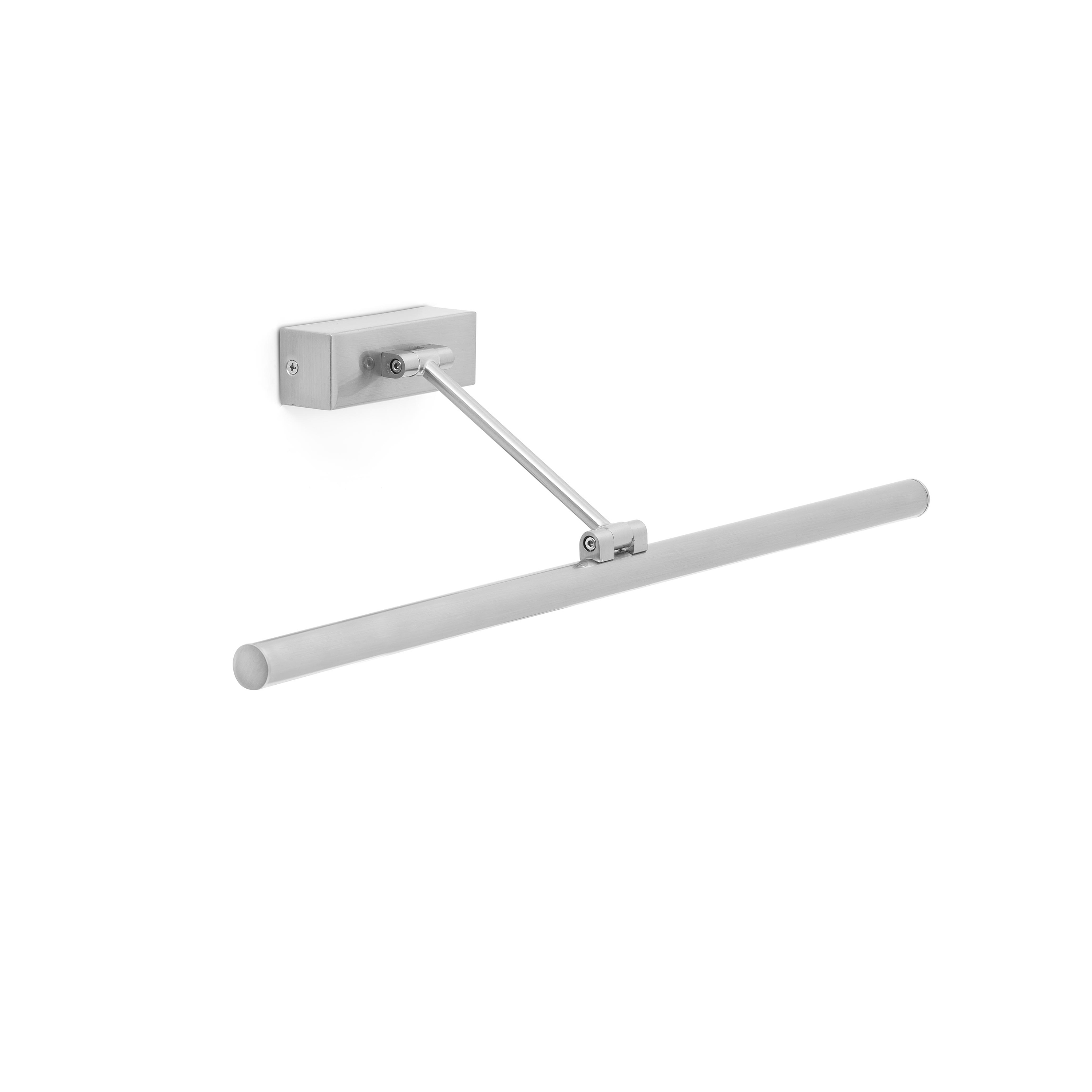 Faro Magritte - applique murale - ,4 x 4 cm - 12W LED inclus - nickel satiné