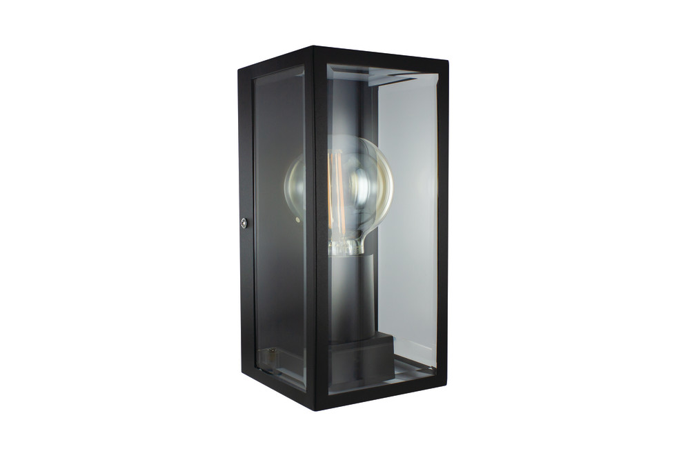 Integral LED Prato – applique murale extérieure – 11,5 x 11,3 x 23,7 cm – IP44 – noir