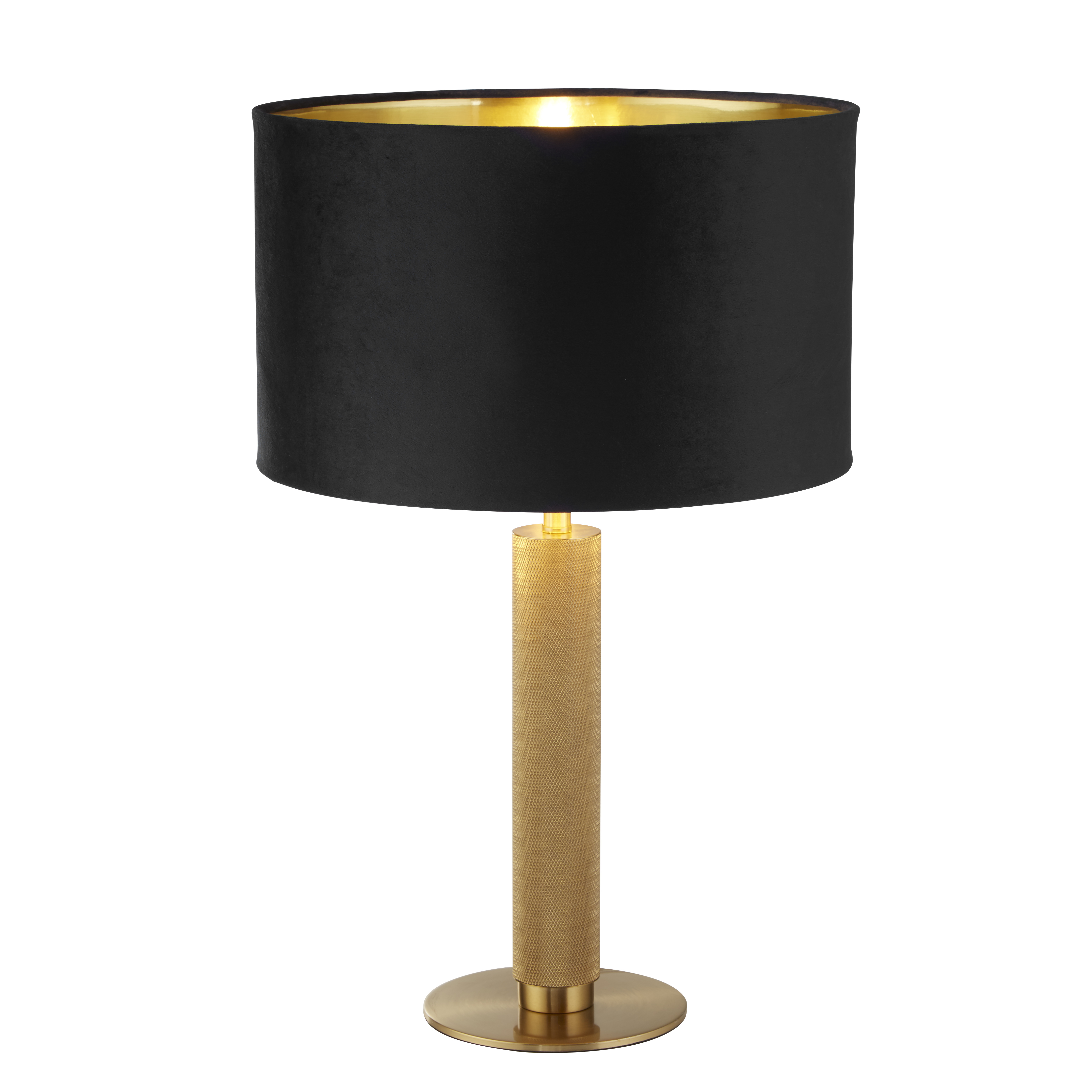 Searchlight London - lampe à poser - Ø cm - noir et or