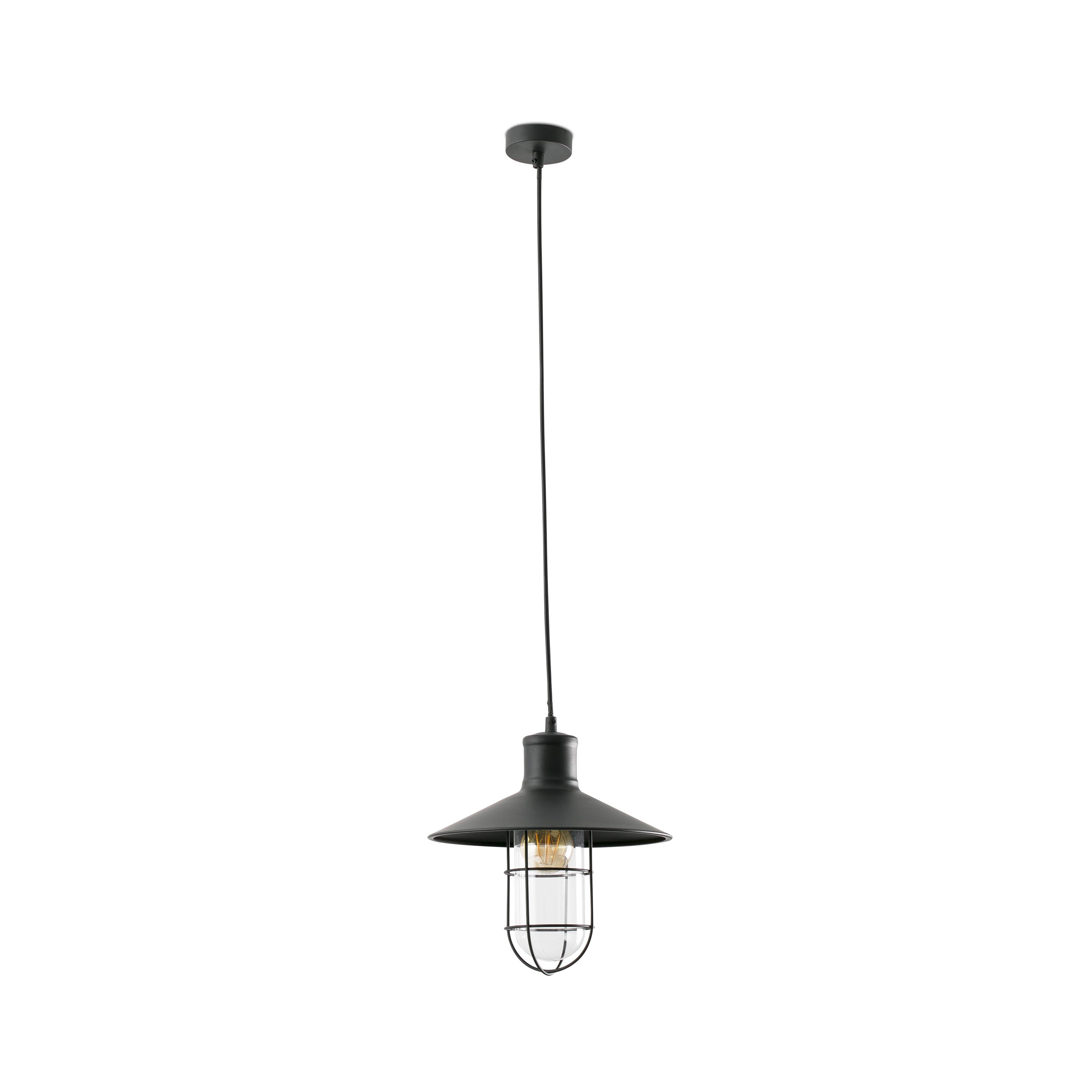 Faro Marina - lampe suspendue - Ø cm - noir mat