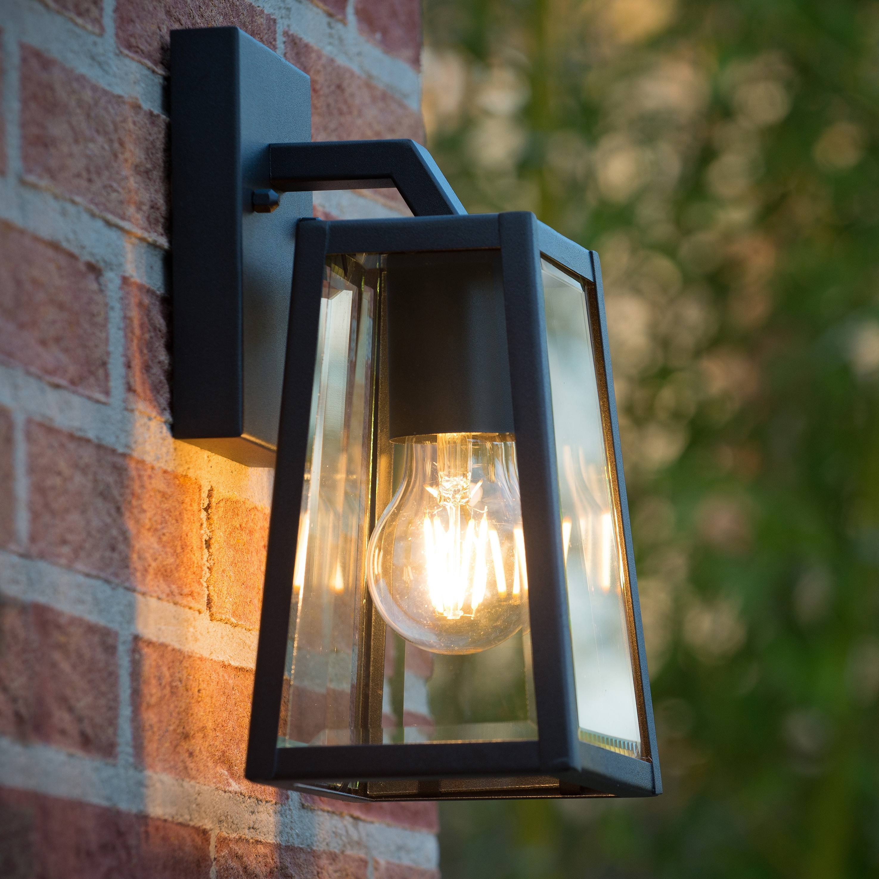 Lucide Matslot - applique murale extérieure - x - IP23 - noir
