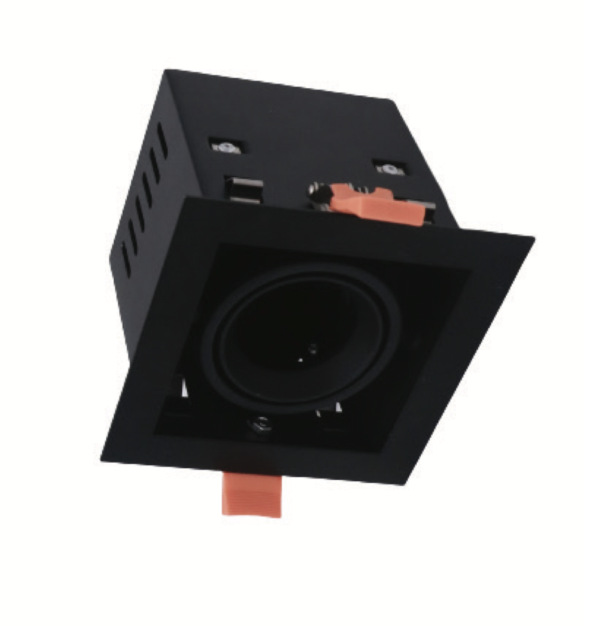 Artdelight Tavira - spot encastrable - mm, mm encastrable - noir