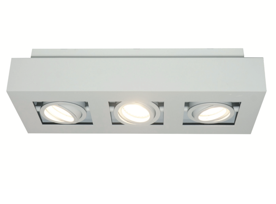Artdelight Bosco - spot en saillie 3L - x 8,6 cm - blanc