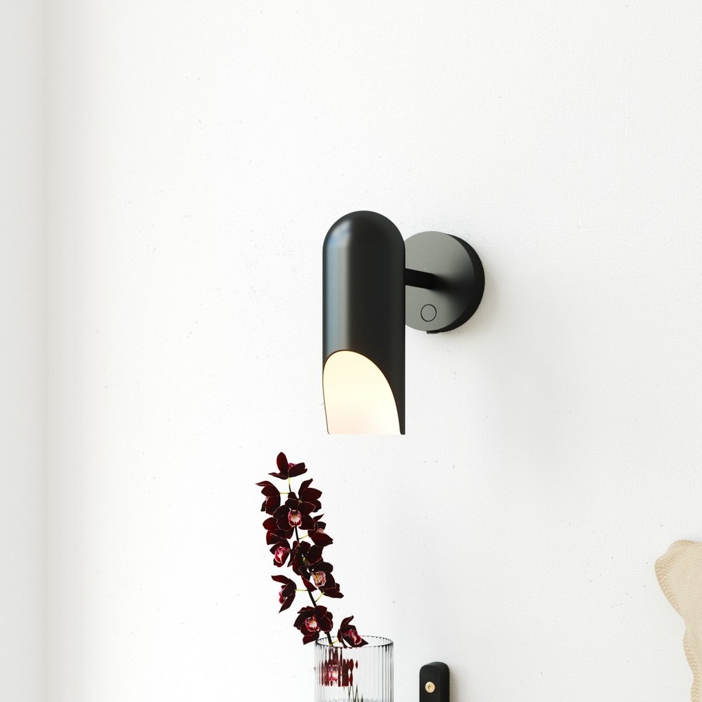 Design For The People Rochelle - applique murale - ,5 cm - noir