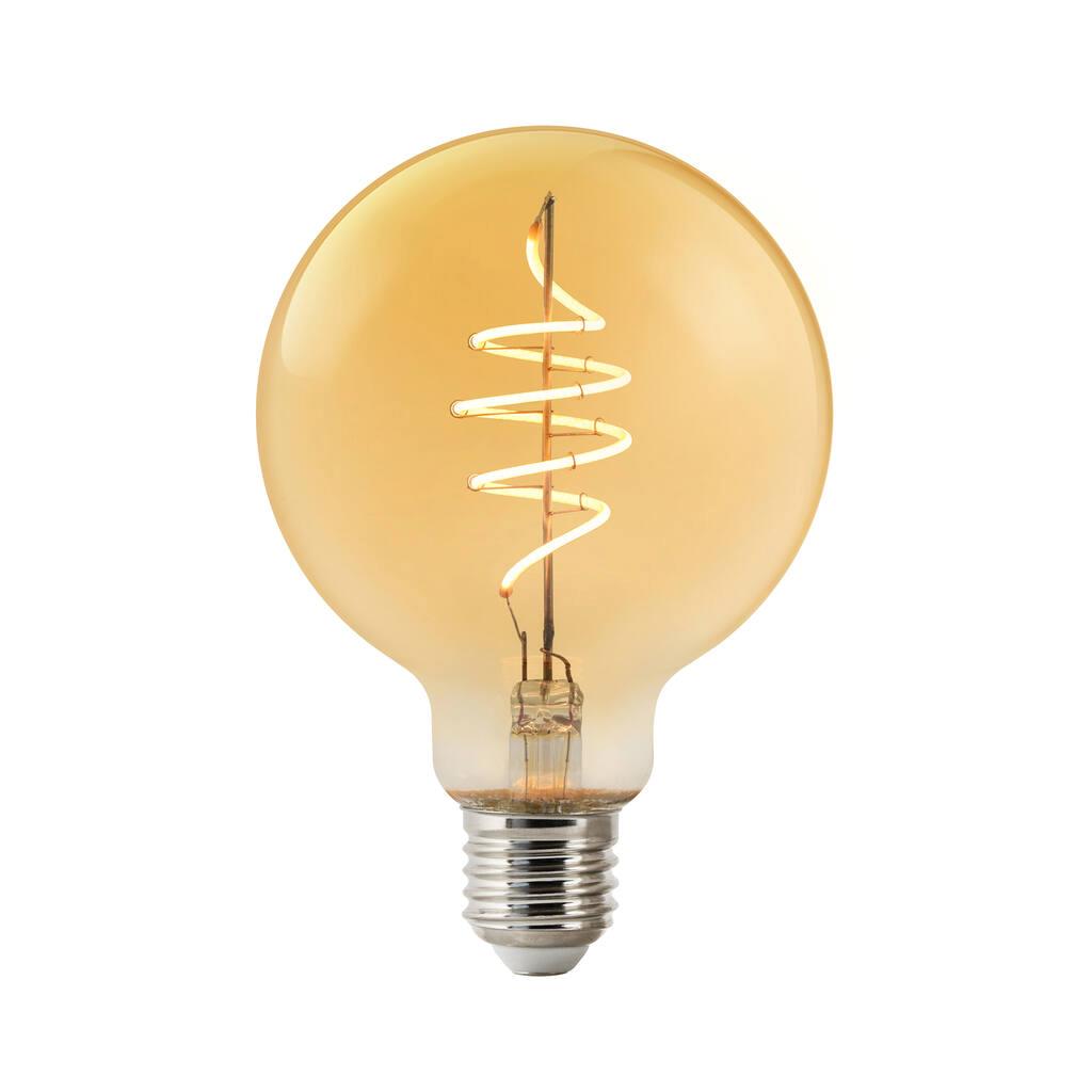 Nordlux Smart LED bulb - éclairage intelligent - Ø 9,5 x 13,7 cm - E27 - 4,7W - fonction de gradation via l"application - ambre