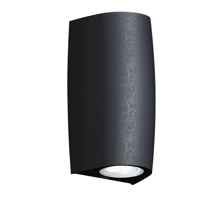 Elmark Marta - applique murale d"extérieur - 9,2 x cm - 3,5W LED dimmable inclus - IP55 - noir