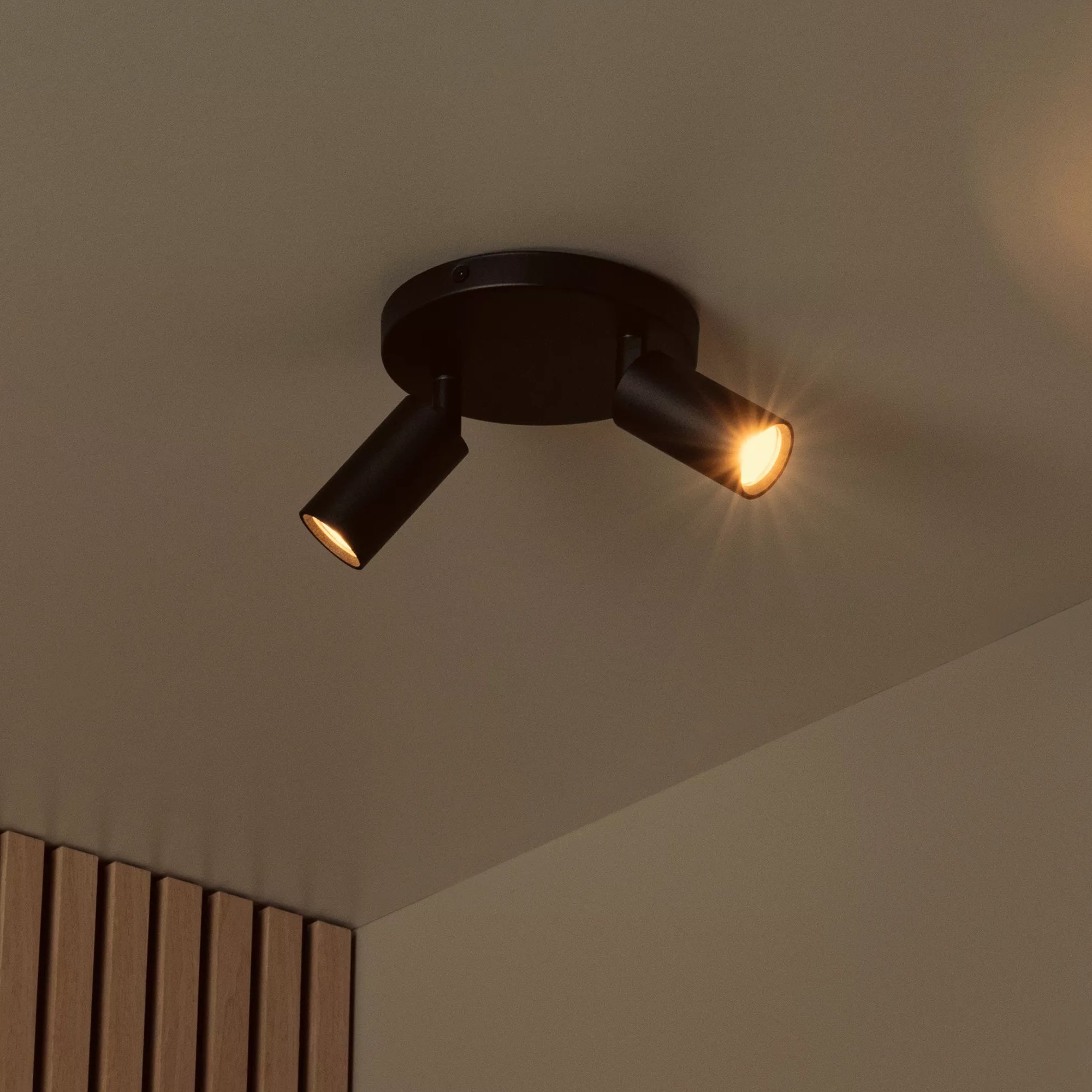Lucide Ritmo - spot en saillie 2L - Ø ,1 cm - noir