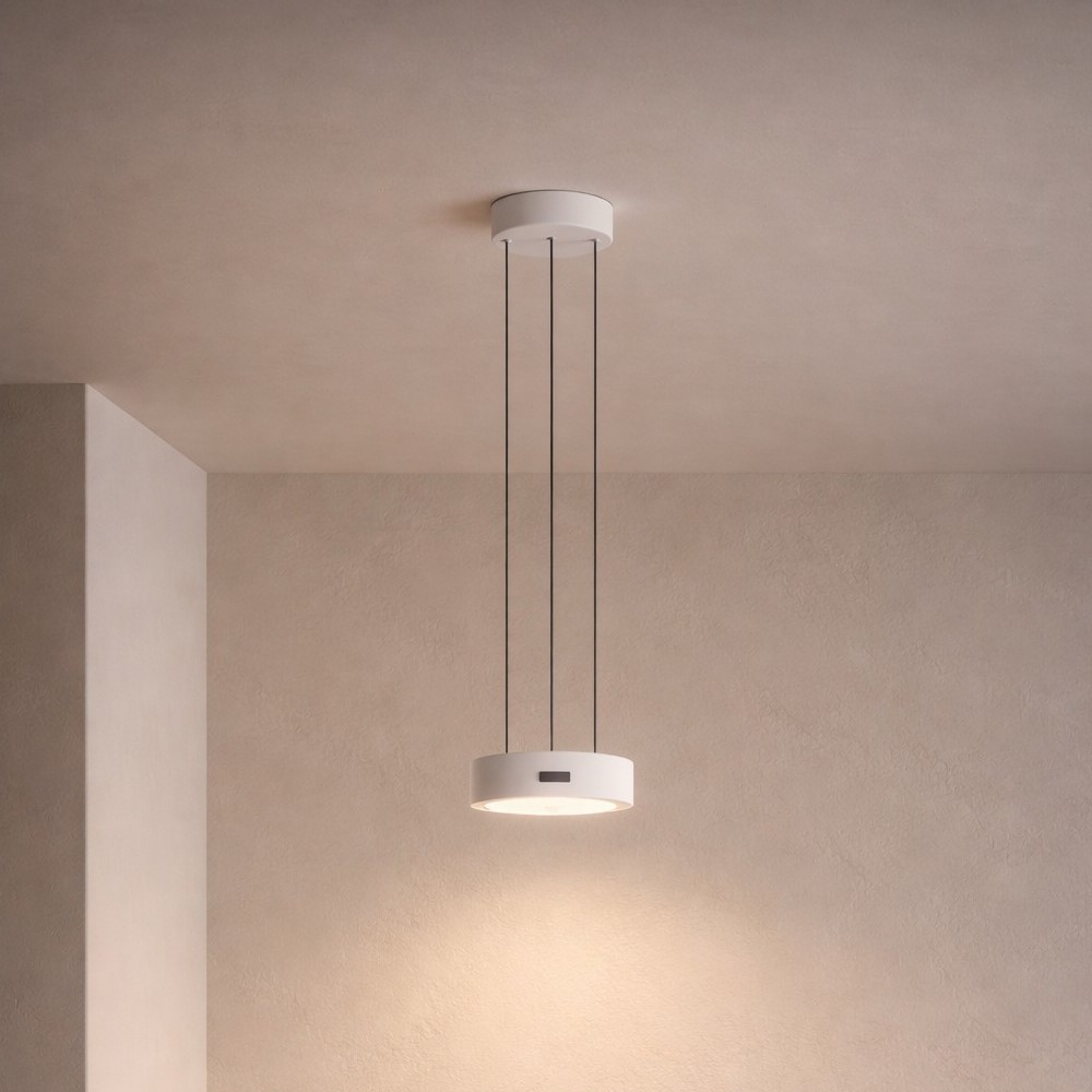 Nova Luce Afi - lampe suspendue - Ø cm - 24W dimmable LED inclus - blanc
