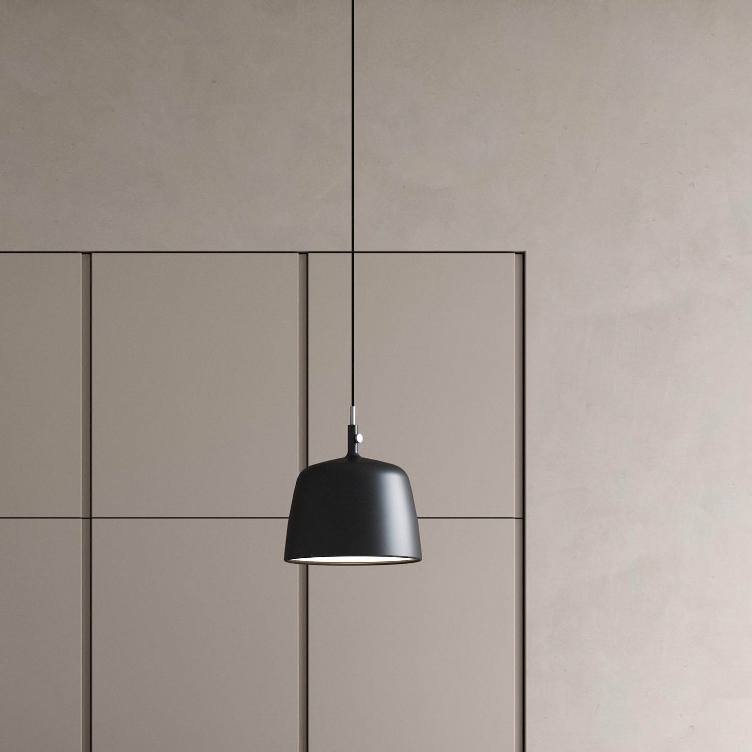 Design for the People Norbi 40 - lampe suspendue - Ø ,3 cm - noir
