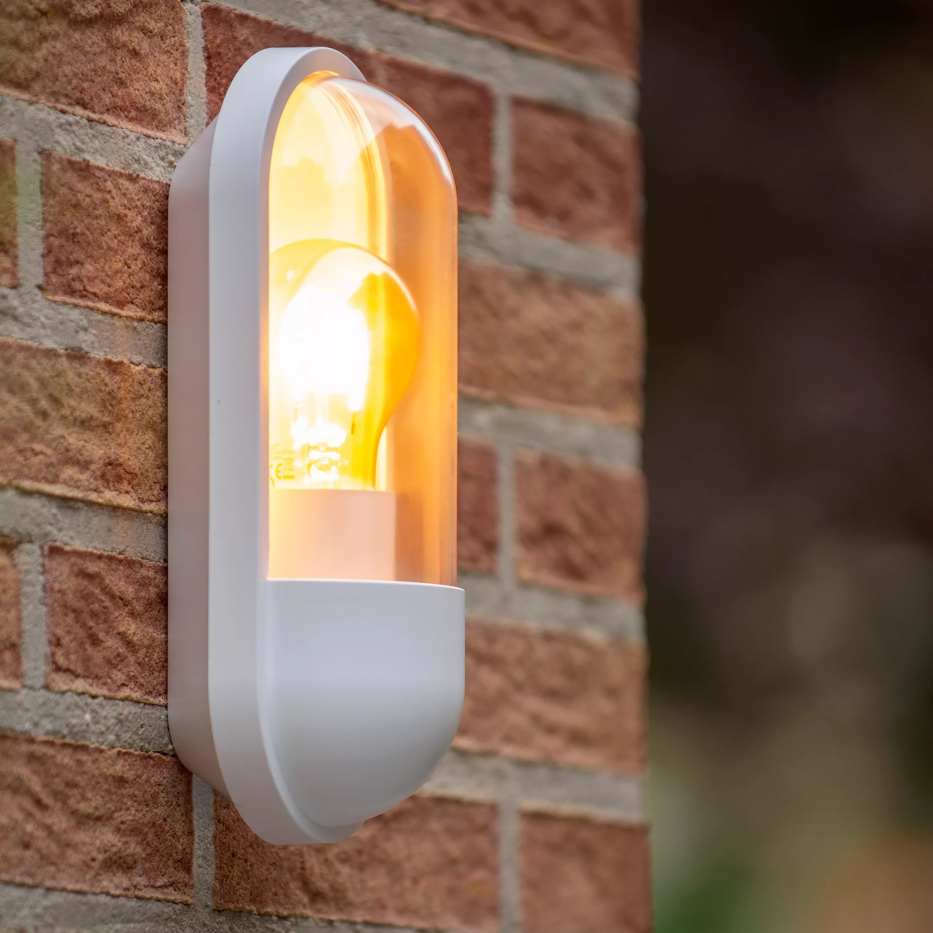 Lucide Capsule - applique murale extérieure - 8,8 x 9,6 x - IP54 - blanc