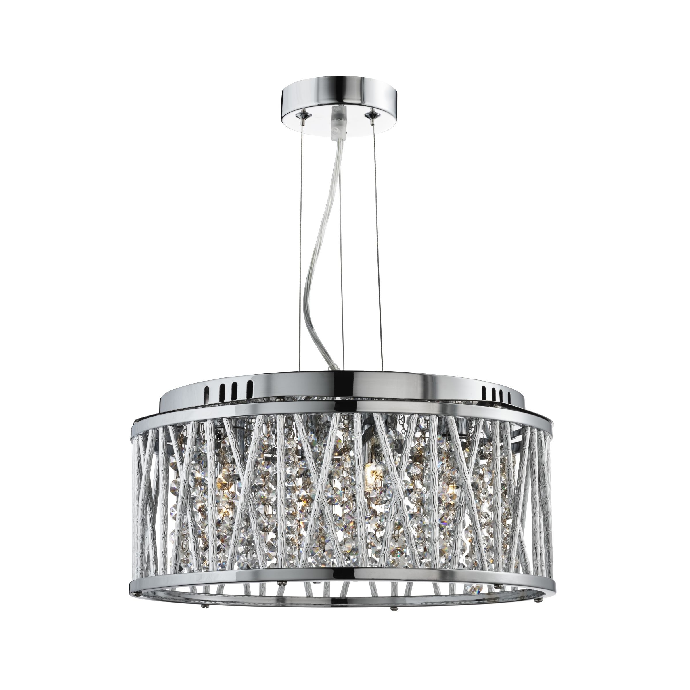 Searchlight Elise - lampe suspendue - Ø cm - chrome