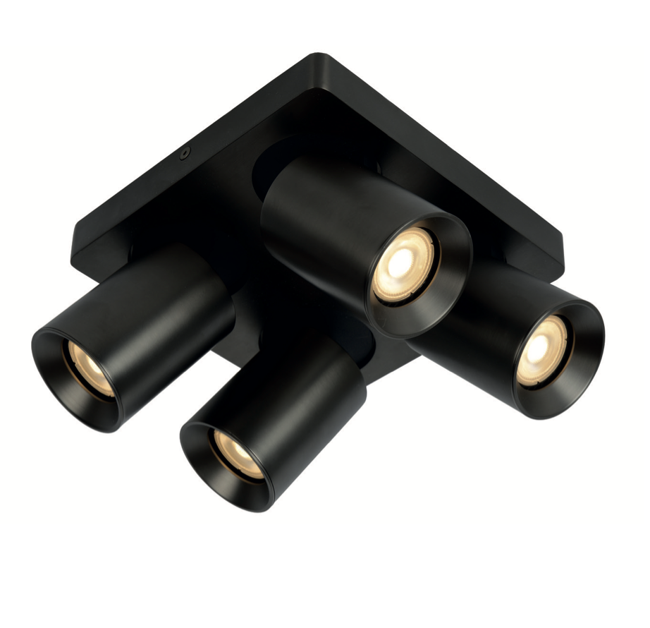 Artdelight Megano - spot en saillie 4L - x 11,5 cm - anthracite métallique