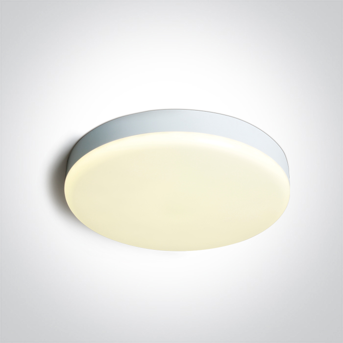 ONE Light Plafo - plafonnier - Ø ,5 cm - 26W LED inclus - IP65 - blanc