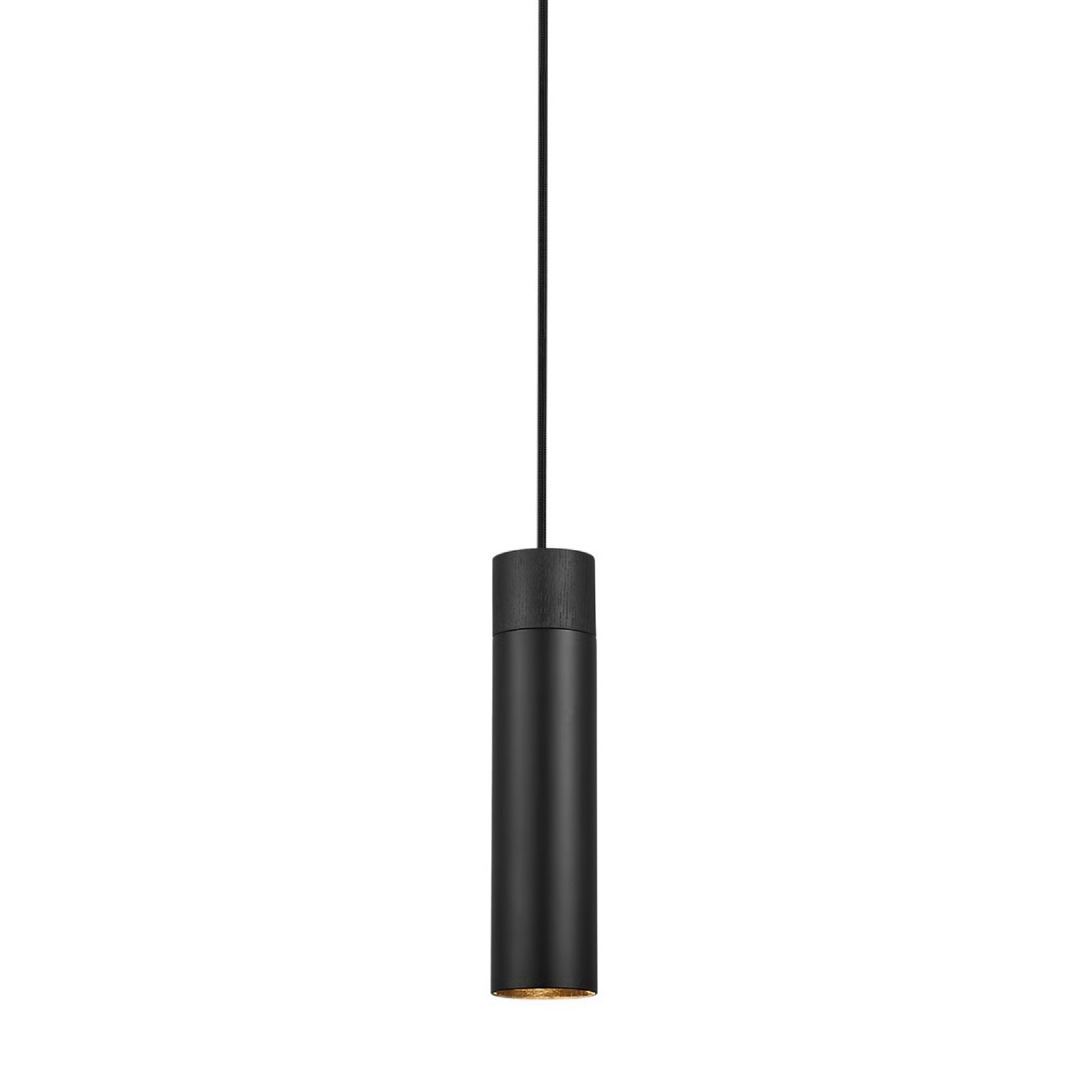 MODÈLE D’EXPOSITION - Tilo Pendant Black + Adaptateur Rail 3 Phases – Suspension pour Système de Rail – Noir