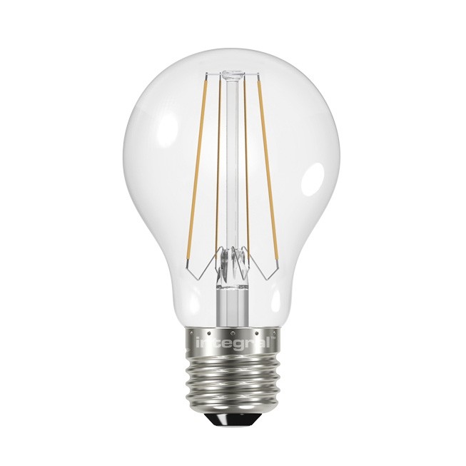 Ampoule LED intégrée - E27 - Ø ,8 cm - 6W non-dimmersible - 2700K - transparent