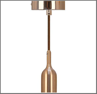 Daylight Italia Lusso Bell - lampe suspendue - Ø cm - cuivre brossé