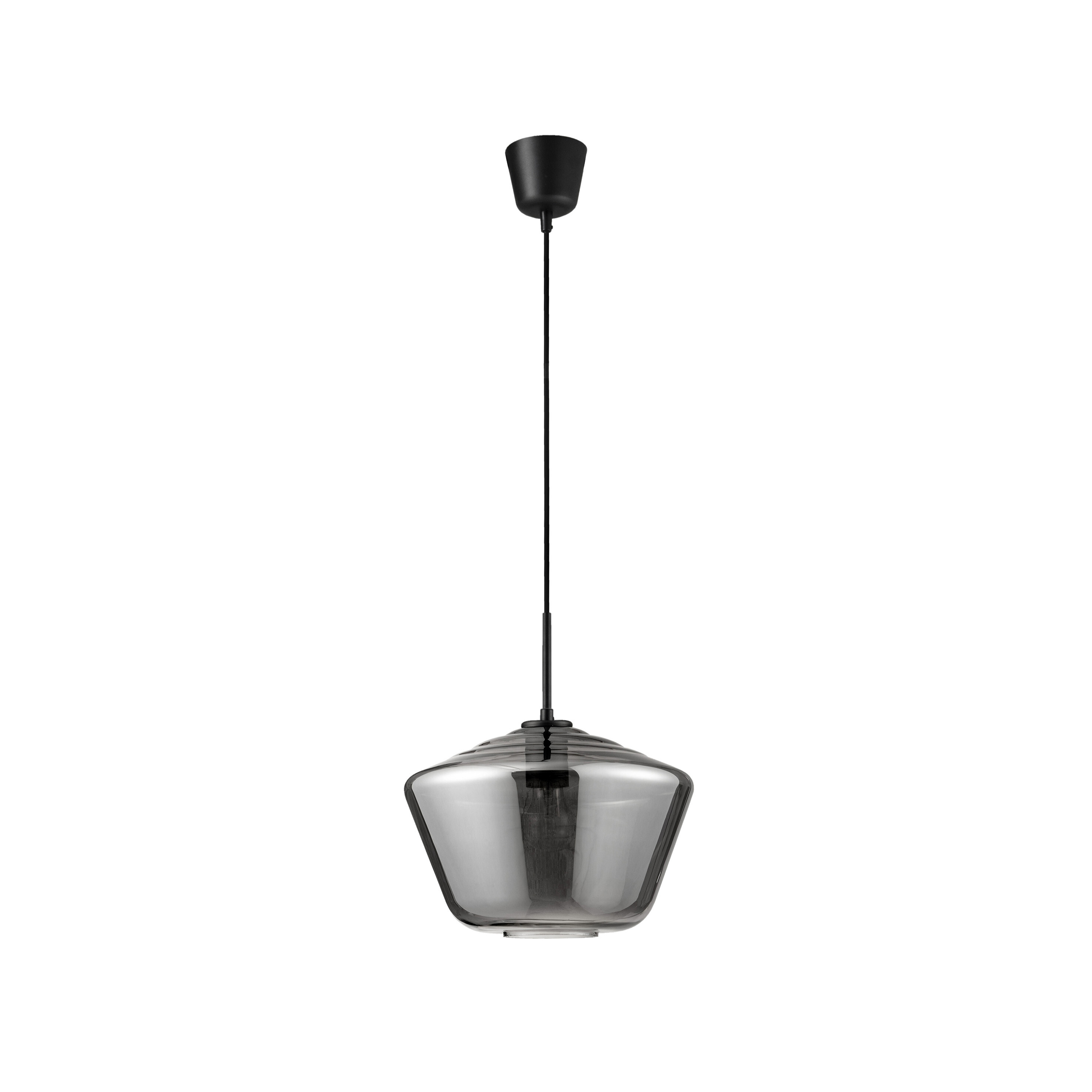 Nova Luce Veiro - lampe suspendue - Ø cm - noir et chrome — vue 3