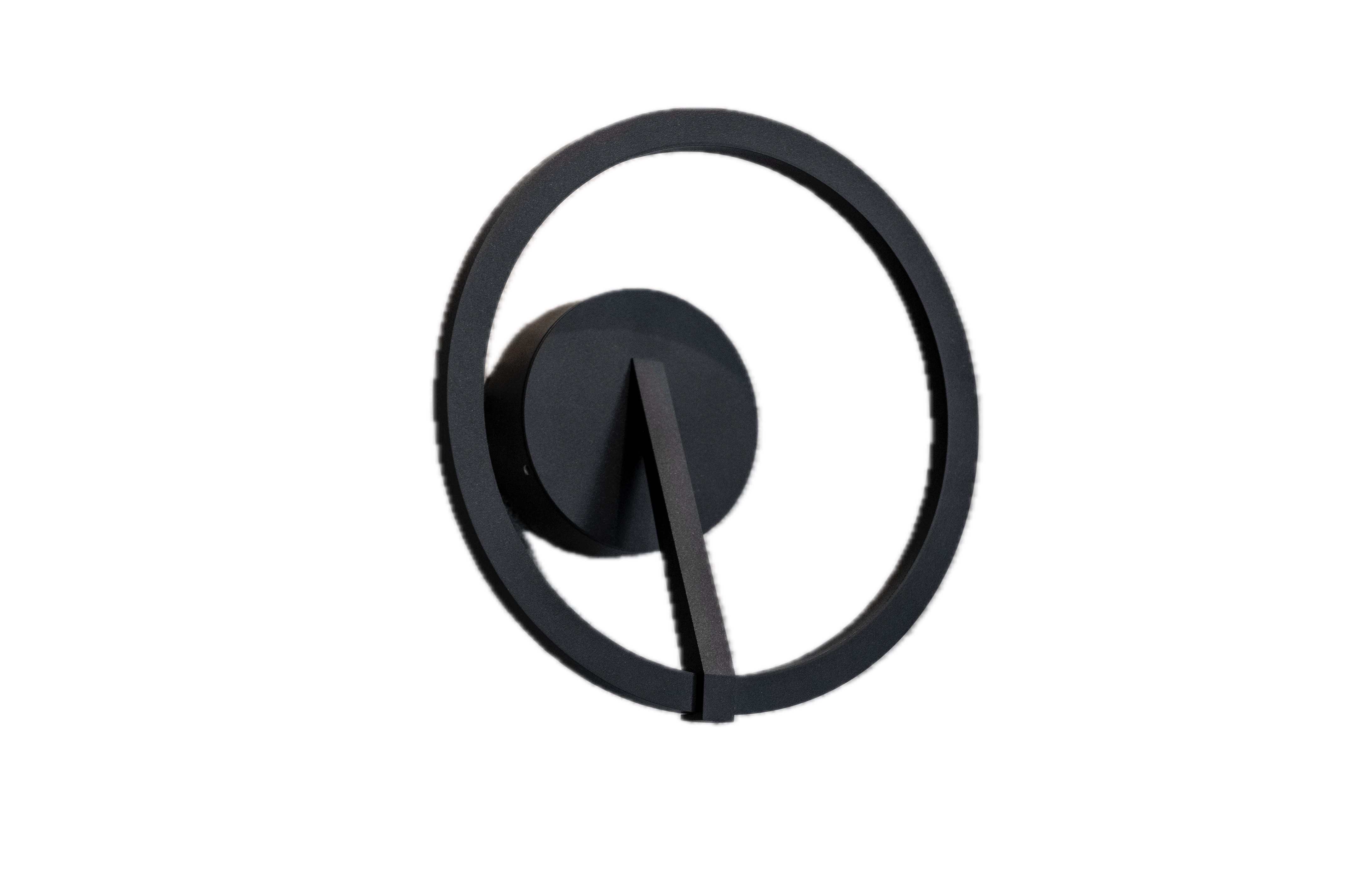 Artdelight Oregon - applique murale - Ø cm - 12W dimmable led inclus - noir